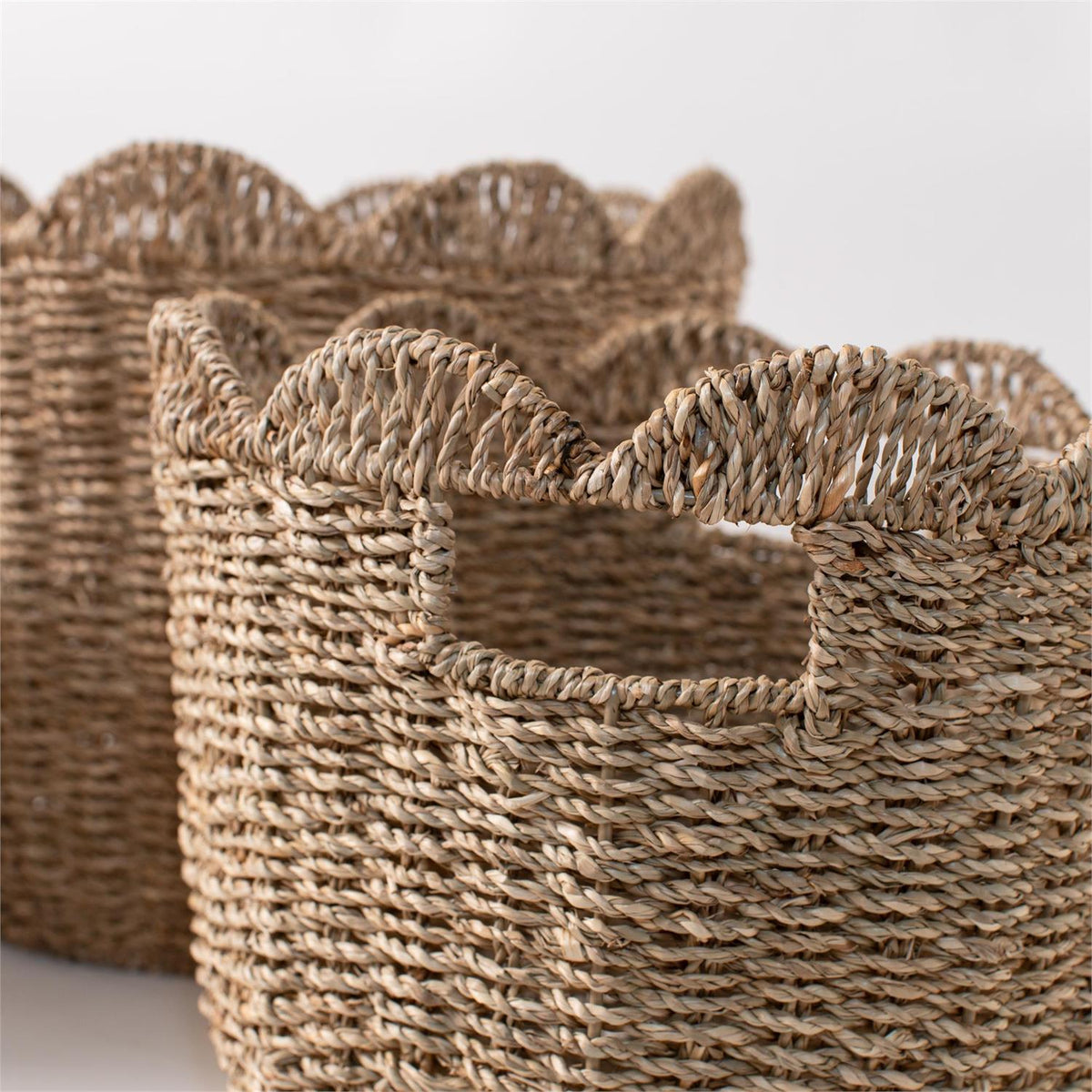 Ripple Edge Baskets (S/3)