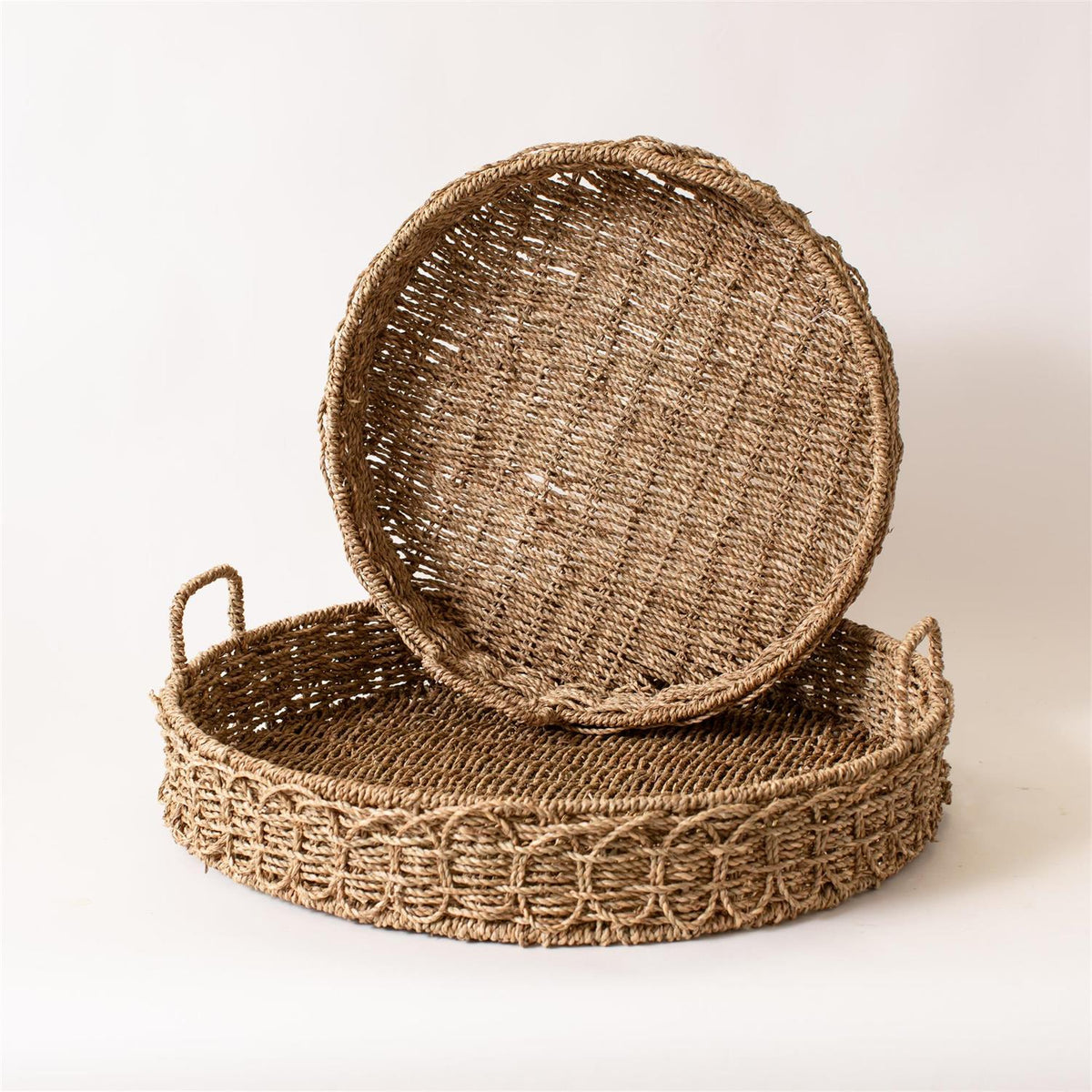Simply Seagrass Trays (S/2)