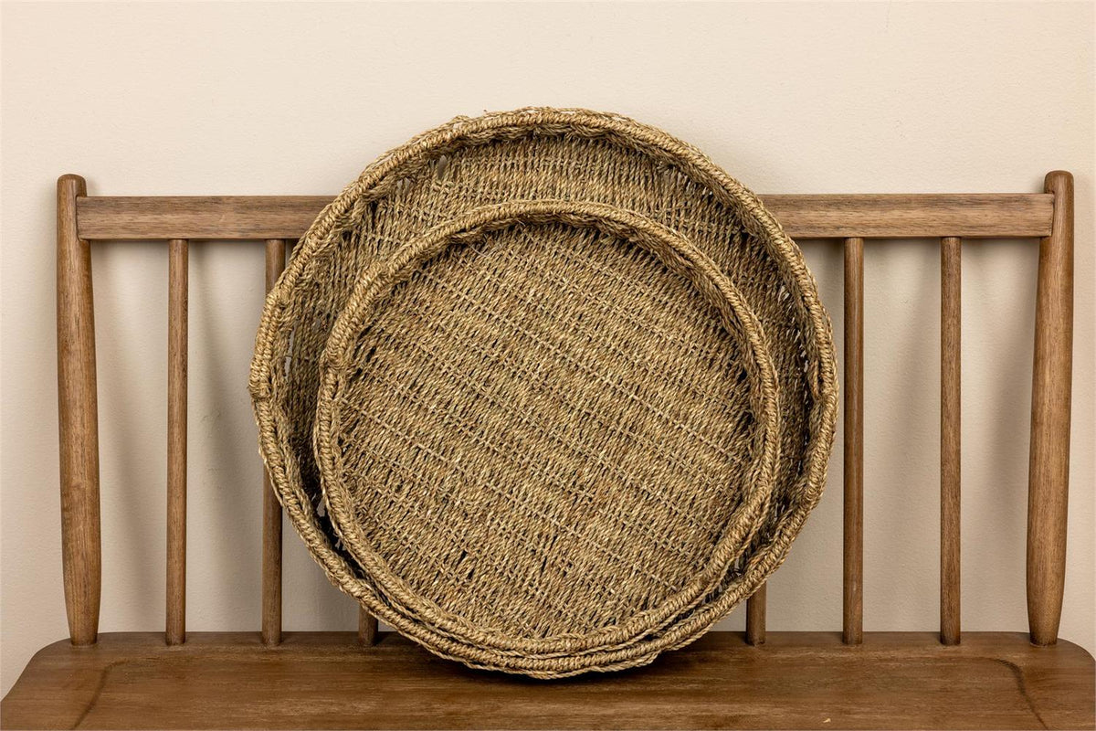 Simply Seagrass Trays (S/2)