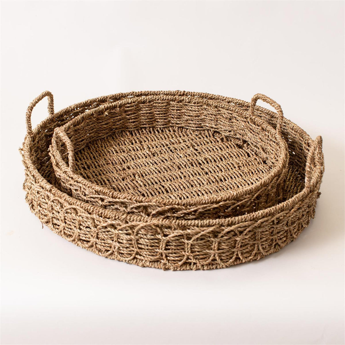 Simply Seagrass Trays (S/2)