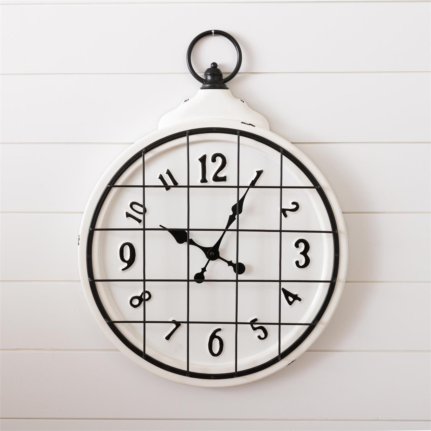 Caged School Clock
