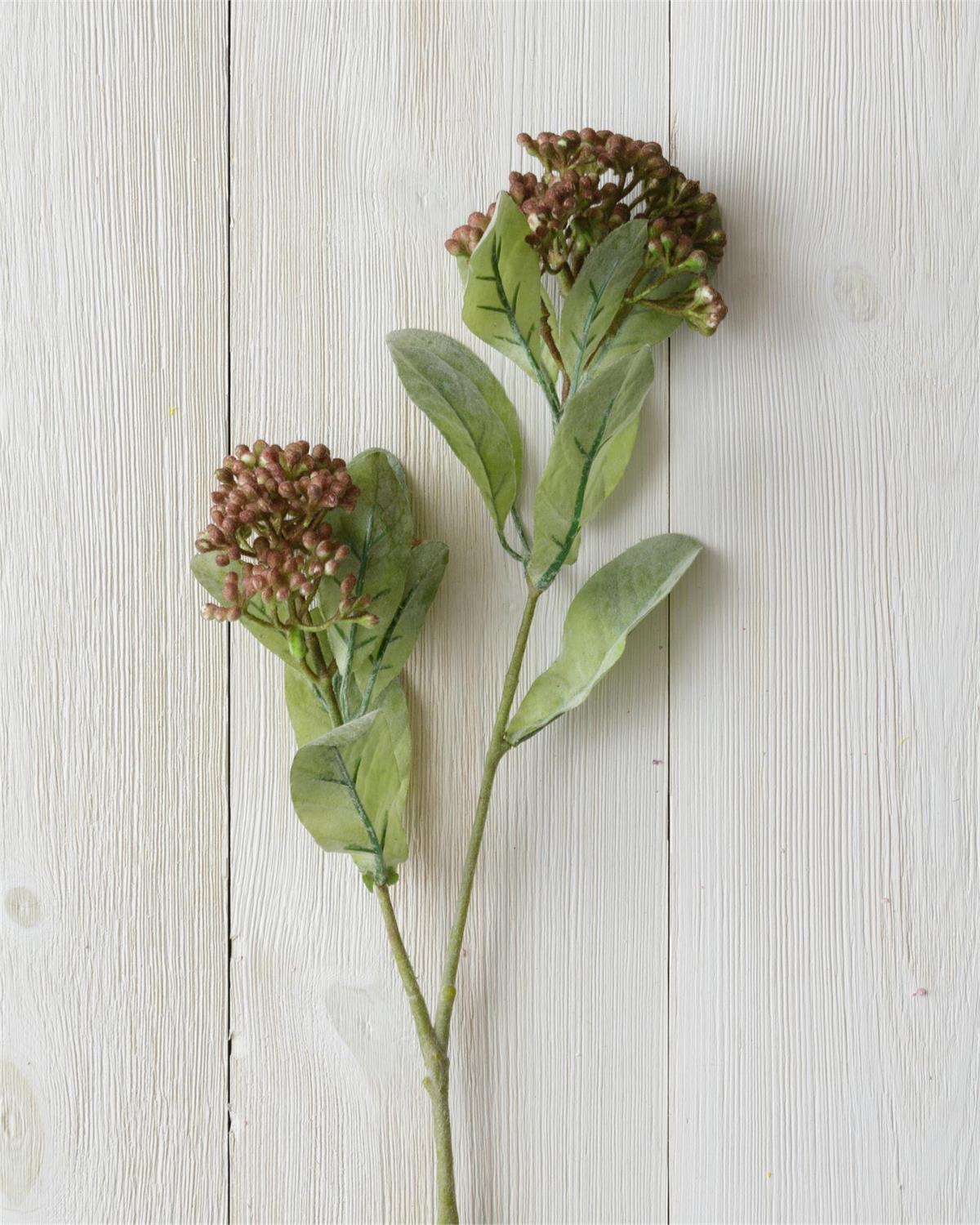 Branch - Seeded Foliage, Burgundy