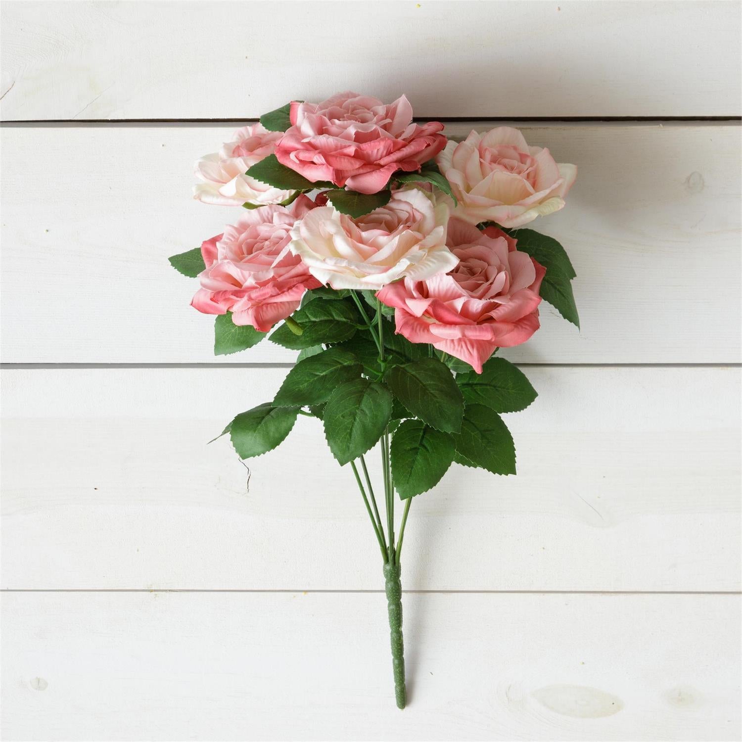 Bunch - Pink And White Roses
