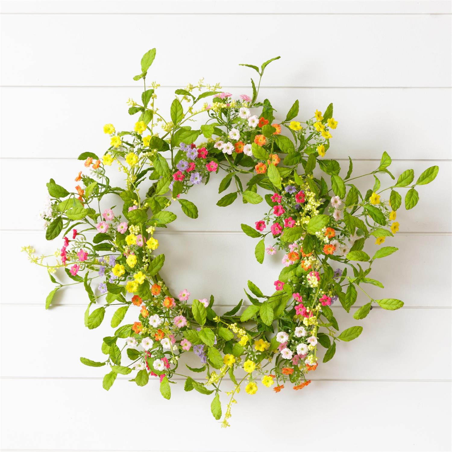 Wreath - Mini Color Flowers