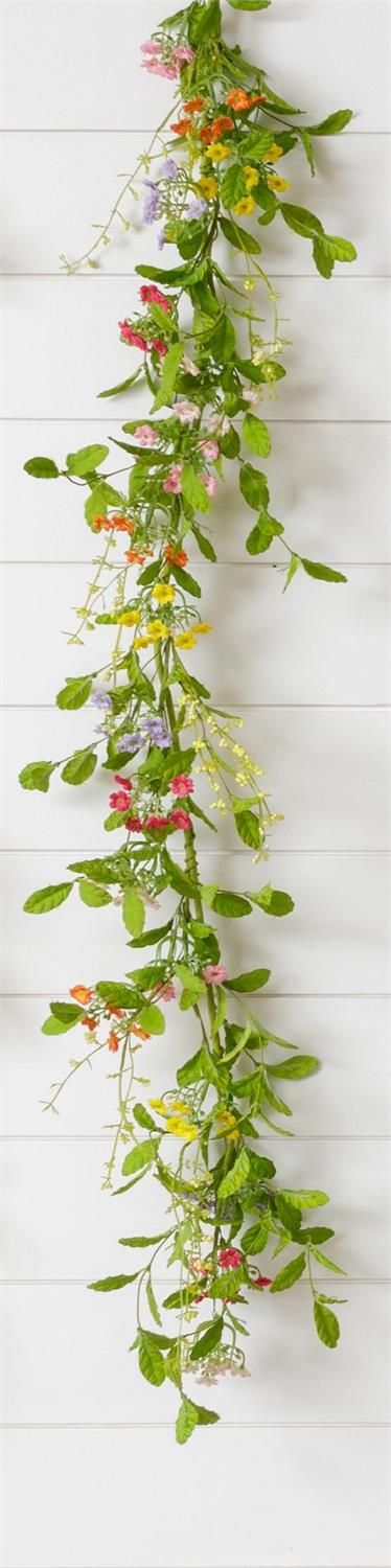 Garland - Asstd Color Mini Flowers
