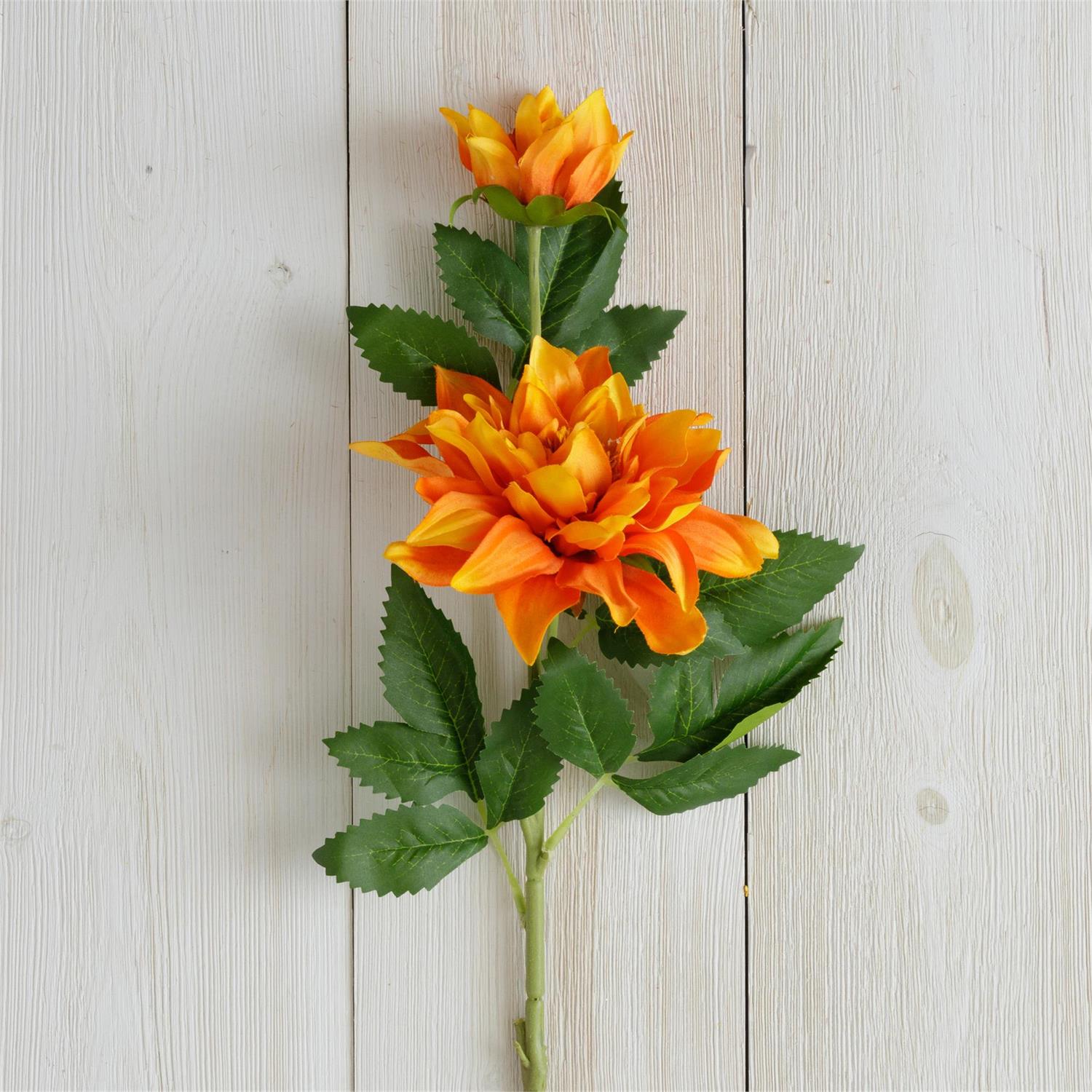 Branch - Orange Dahlia