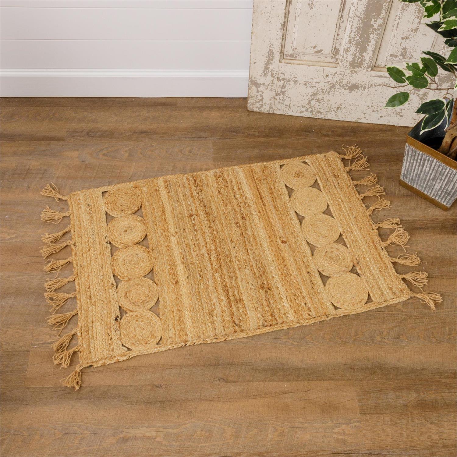 Jute Rug With Tassels