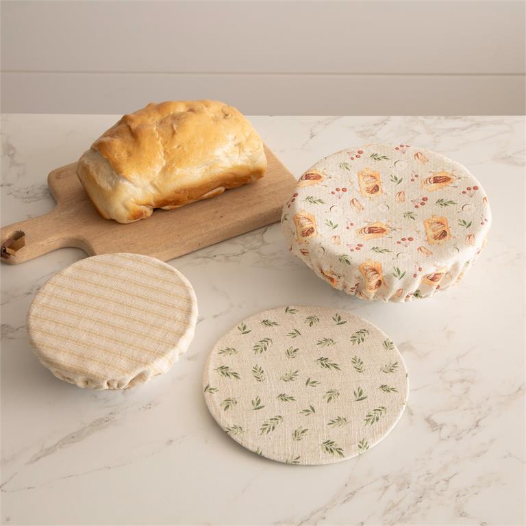 Sourdough Cloth Bowl Covers (S/3)