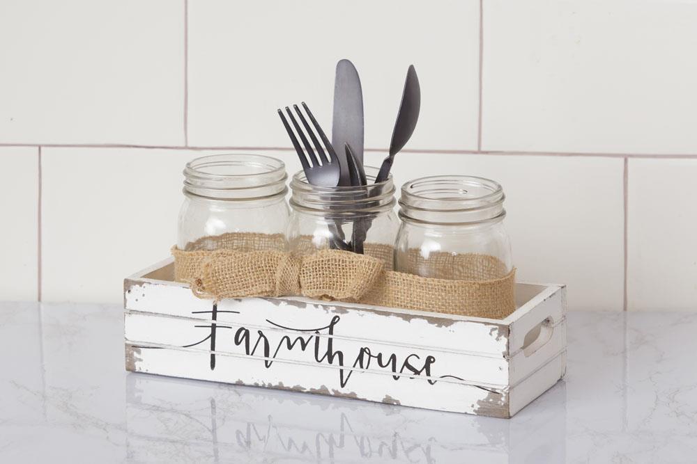 Mason Jar Holder - Farmhouse