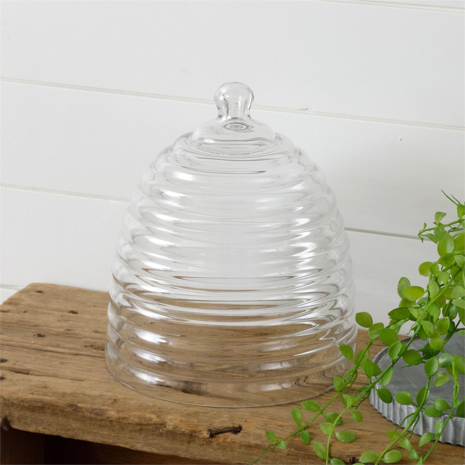 Bee Hive Glass Cloche