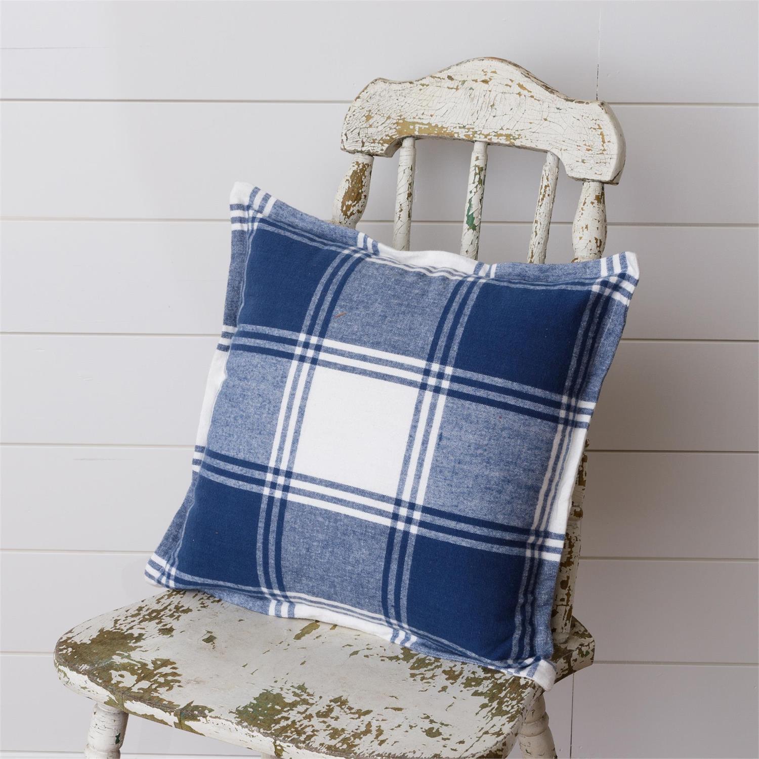 Pillow - Brushed Blue Plaid