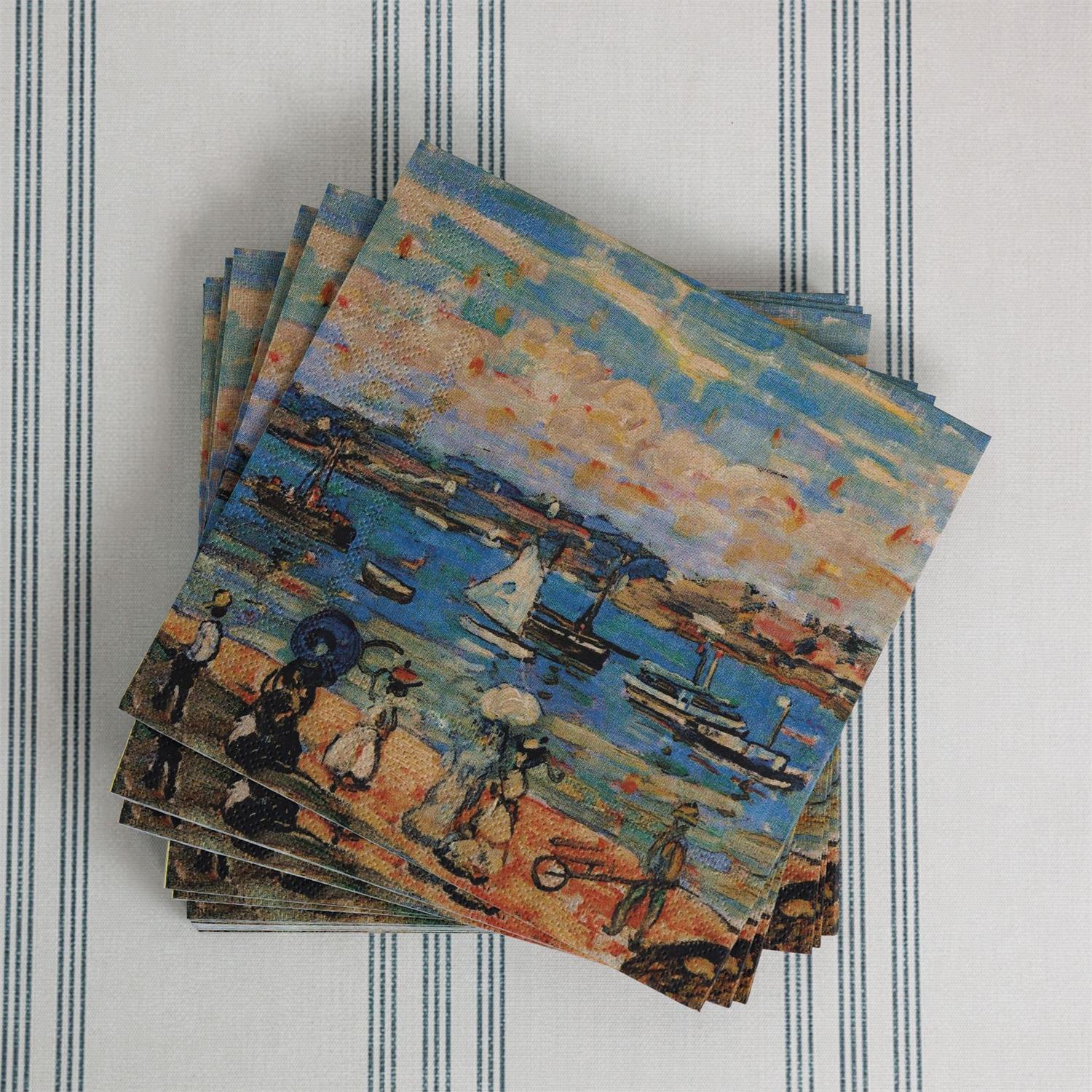 Paper Napkins - Maurice Promenade by the Sea - Ct 20
