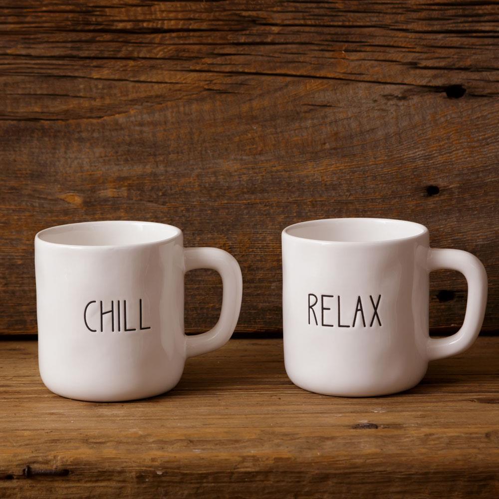 Ceramic Mugs - Relax, Chill