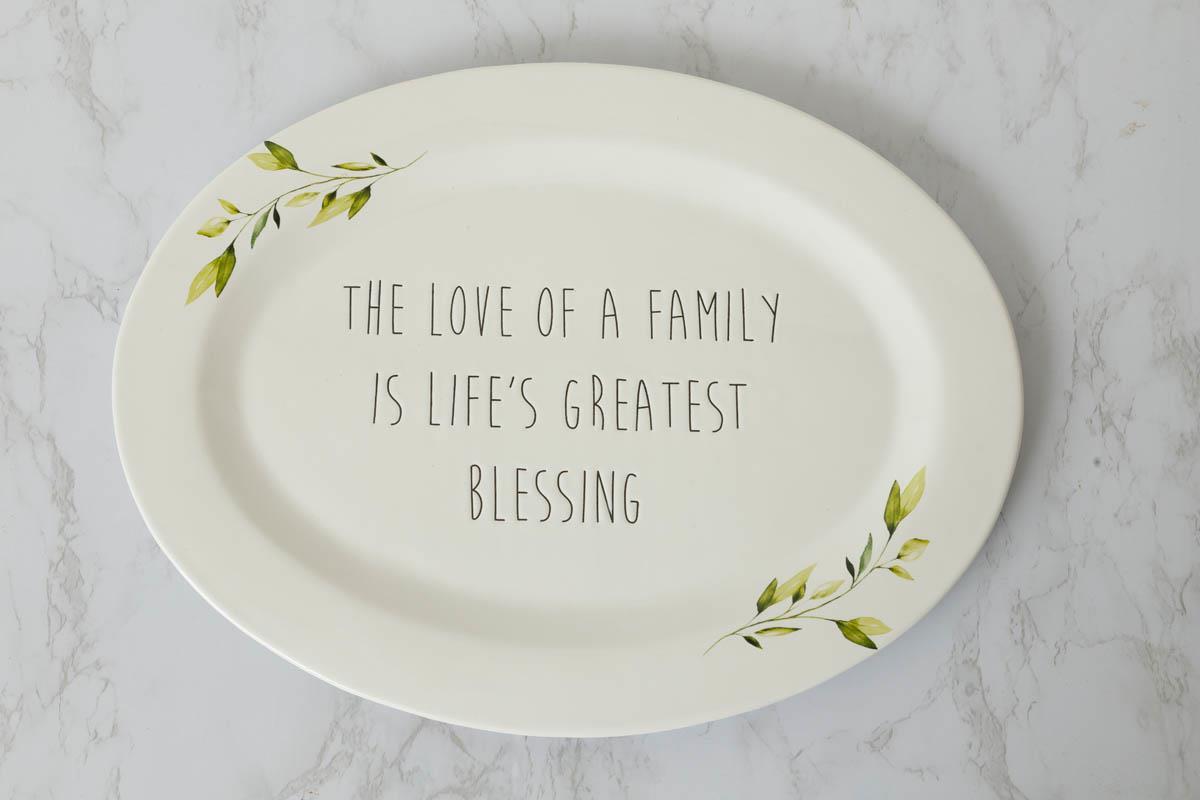 Love Of A Family Serving Platter