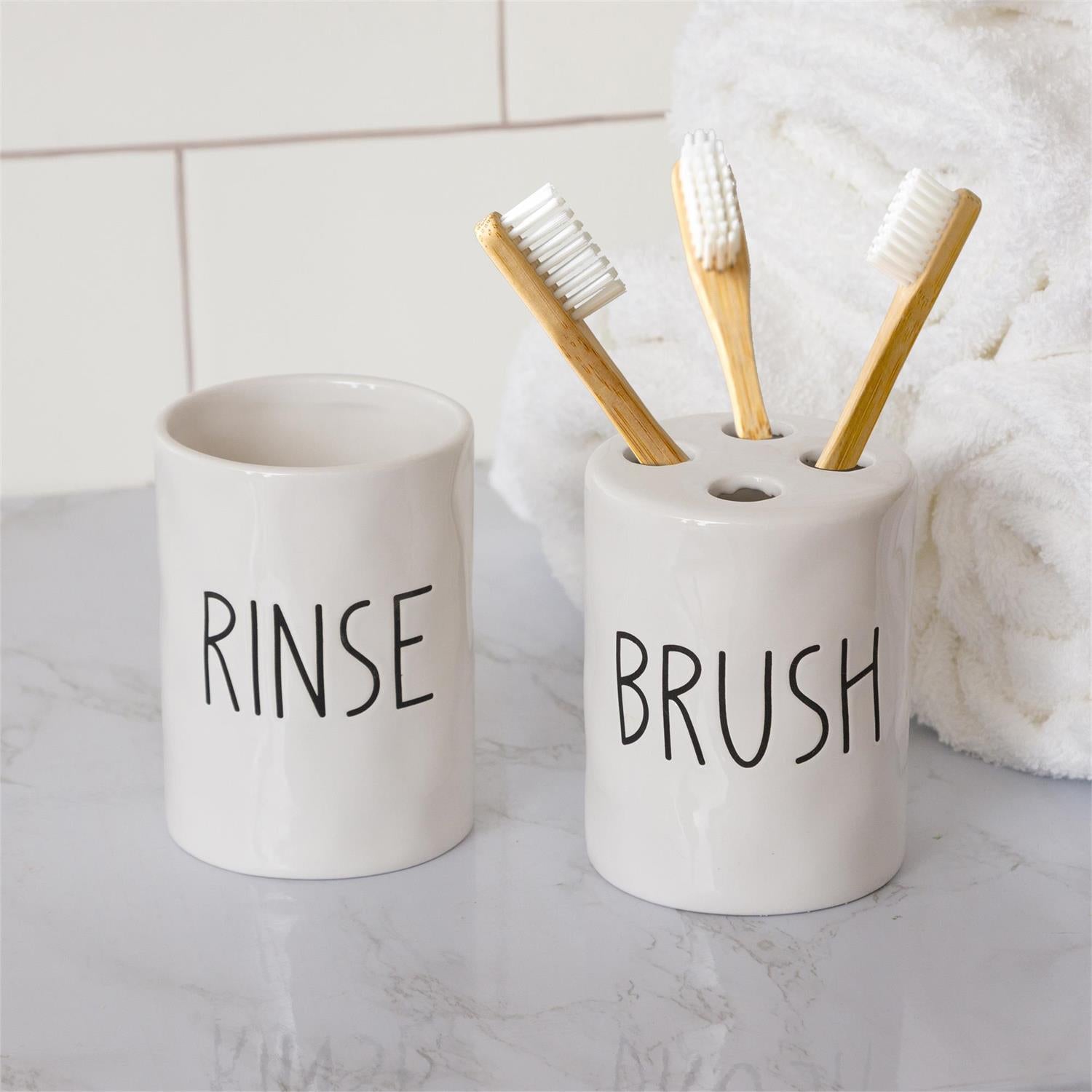 Toothbrush And Rinse Cups