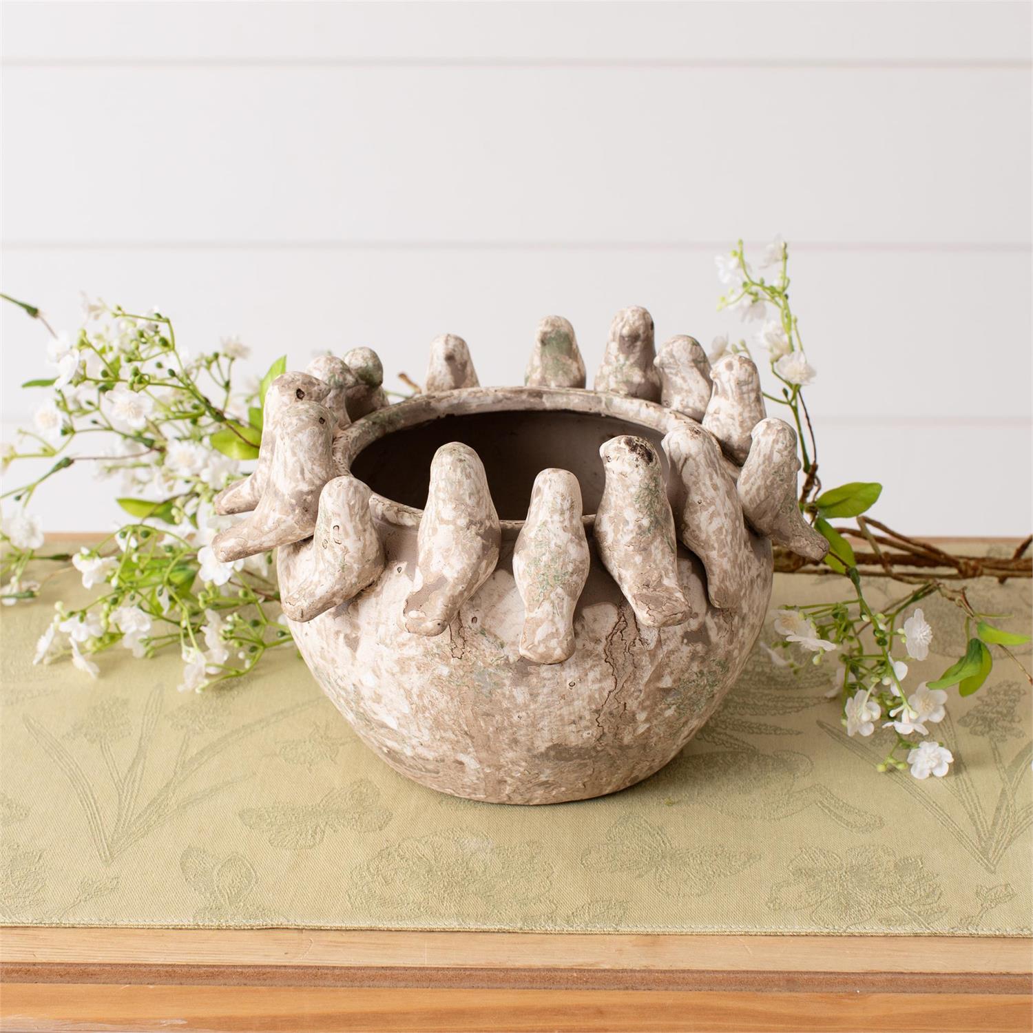 Birds All Around Planter
