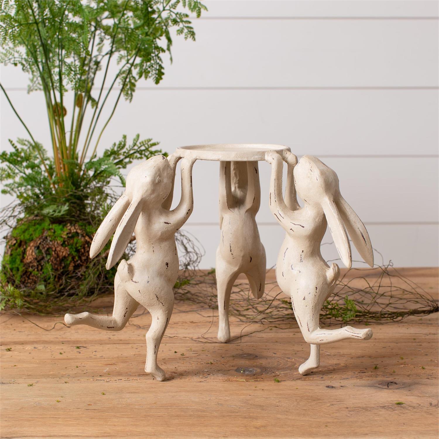 Dancing Rabbits Pedestal