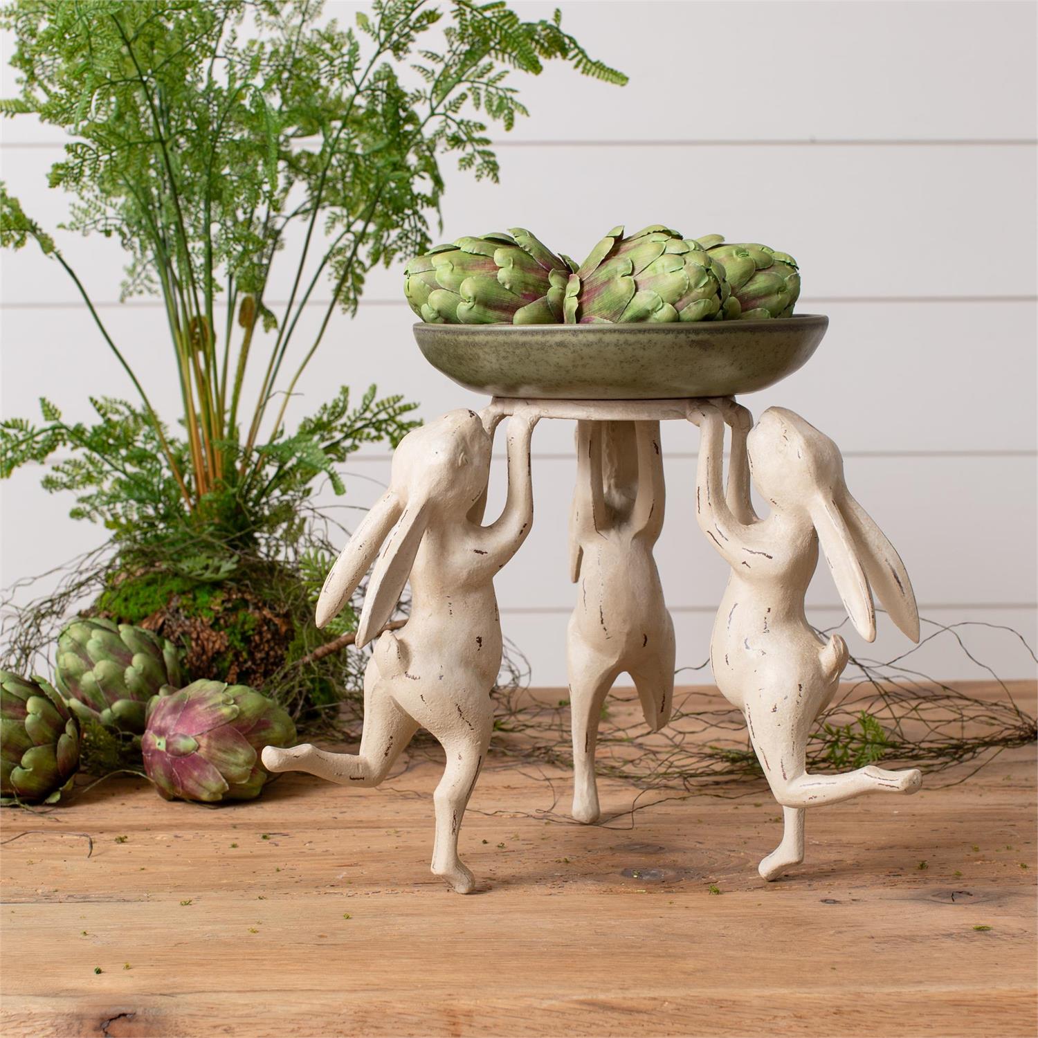 Dancing Rabbits Pedestal