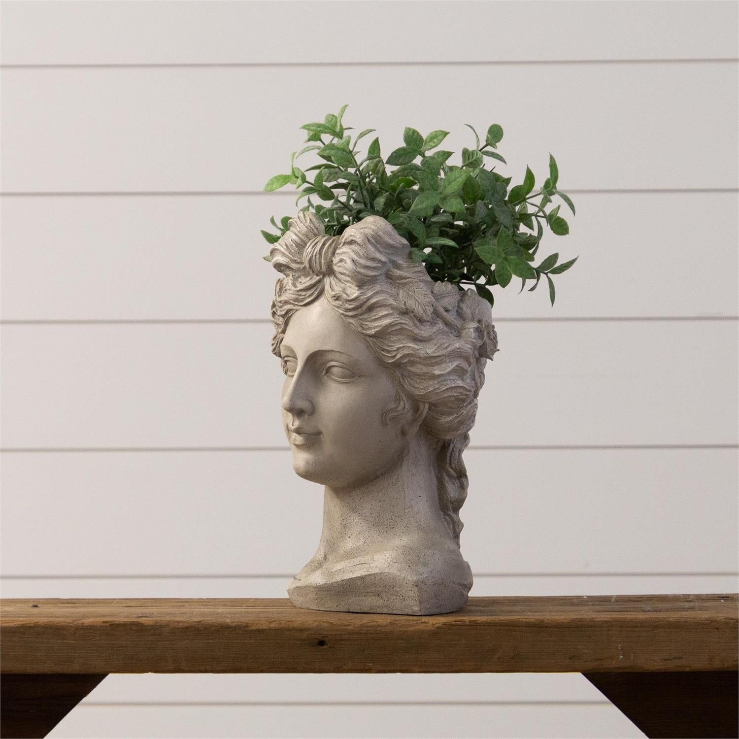 Large Lady Head Planter
