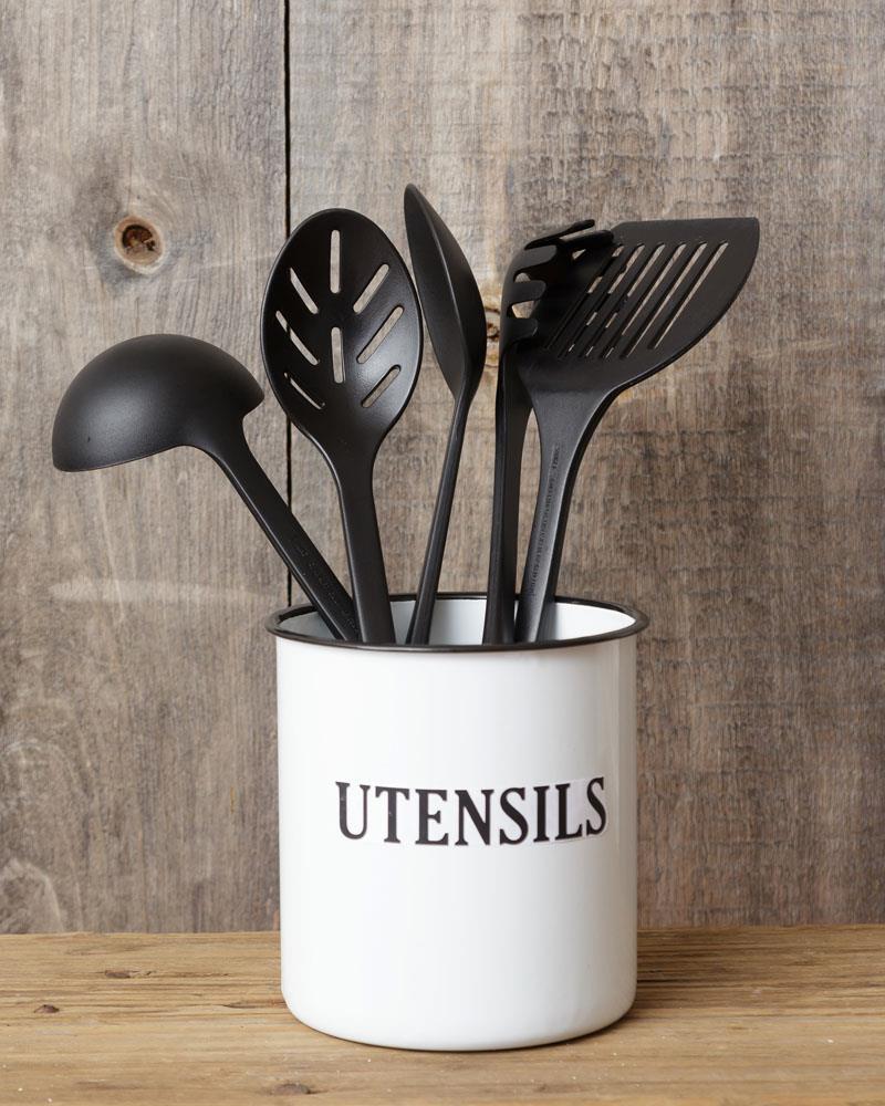 Enamel Utensil Holder
