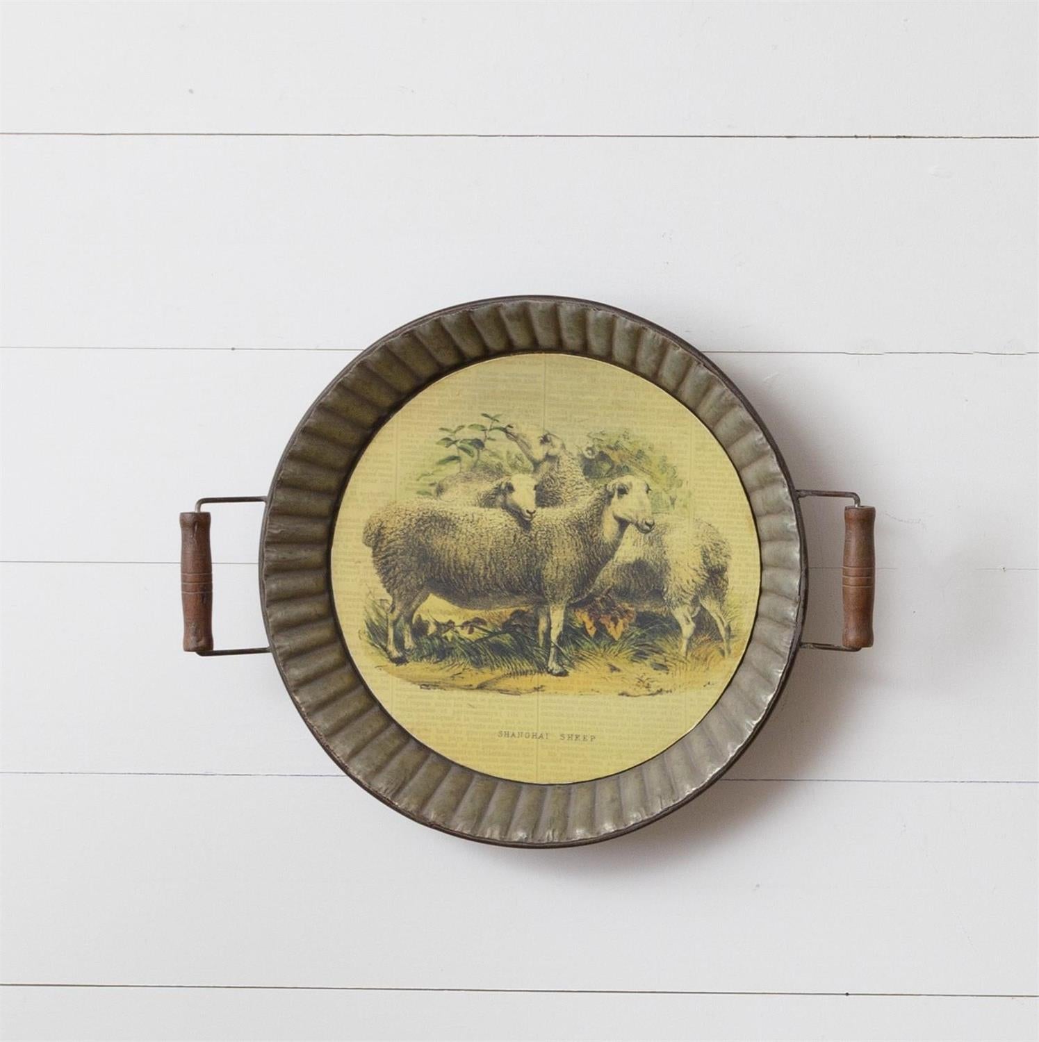 Hanging Farm Tray - Sheep