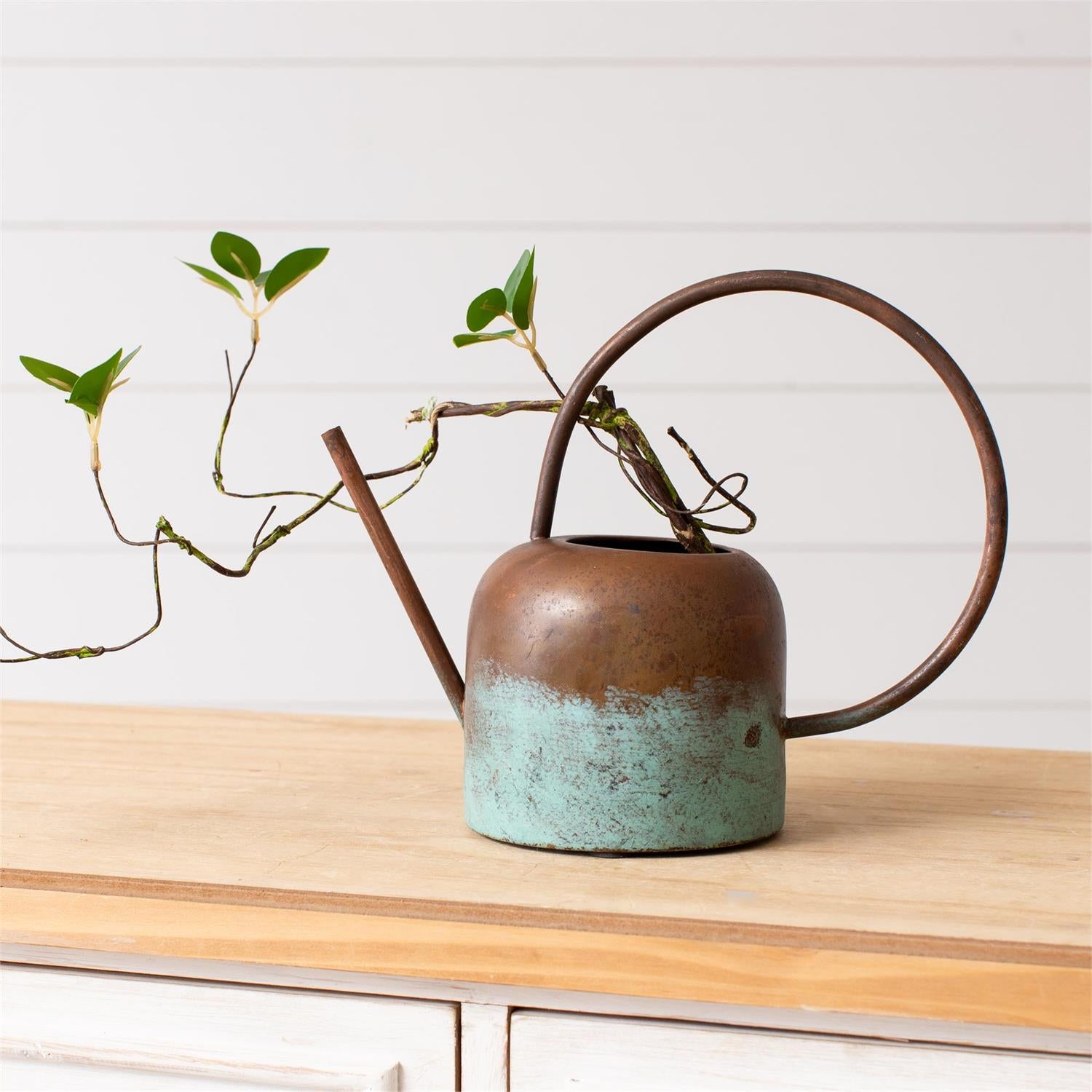 Tarnished Copper Watering Can