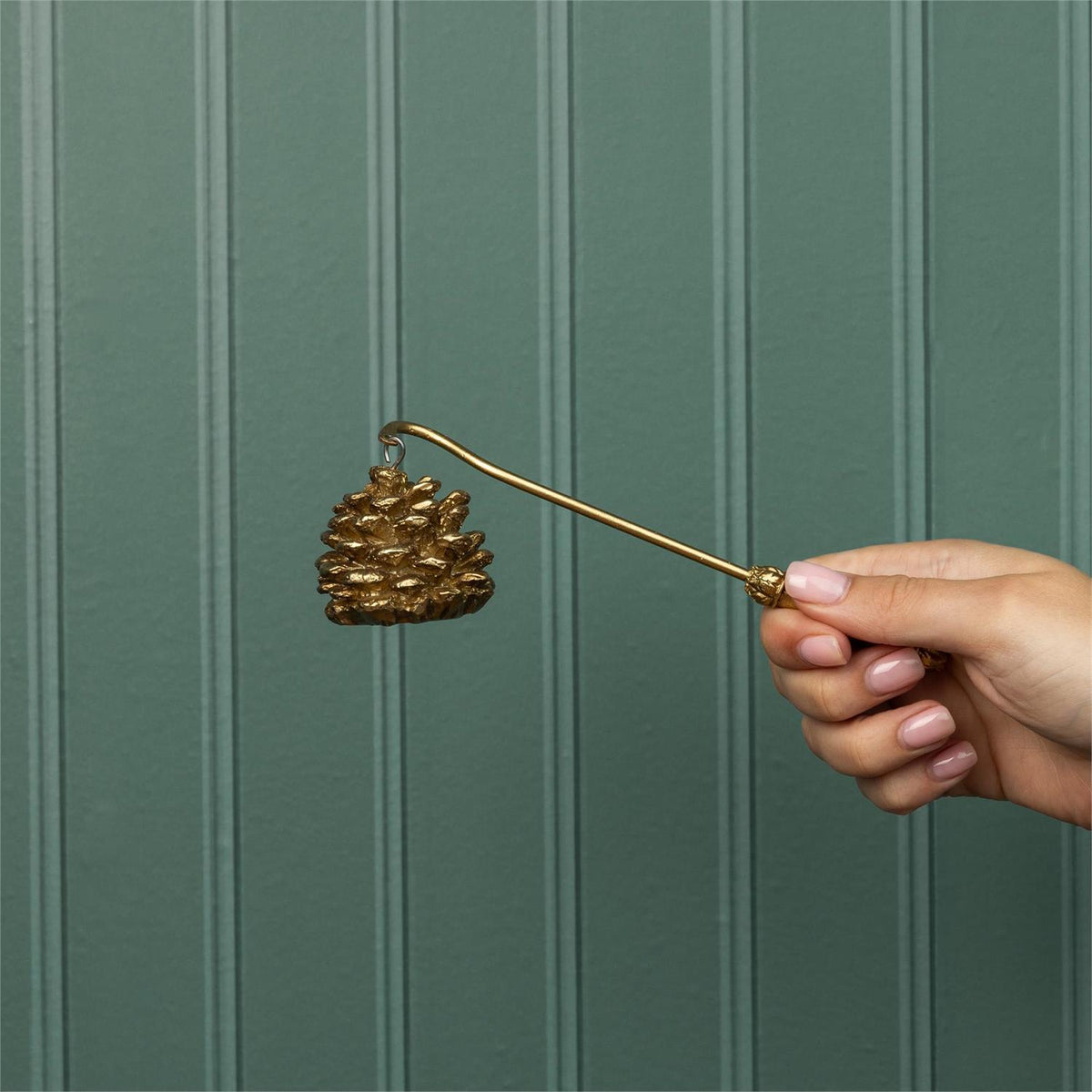 Pinecone Elegance Candle Snuffer