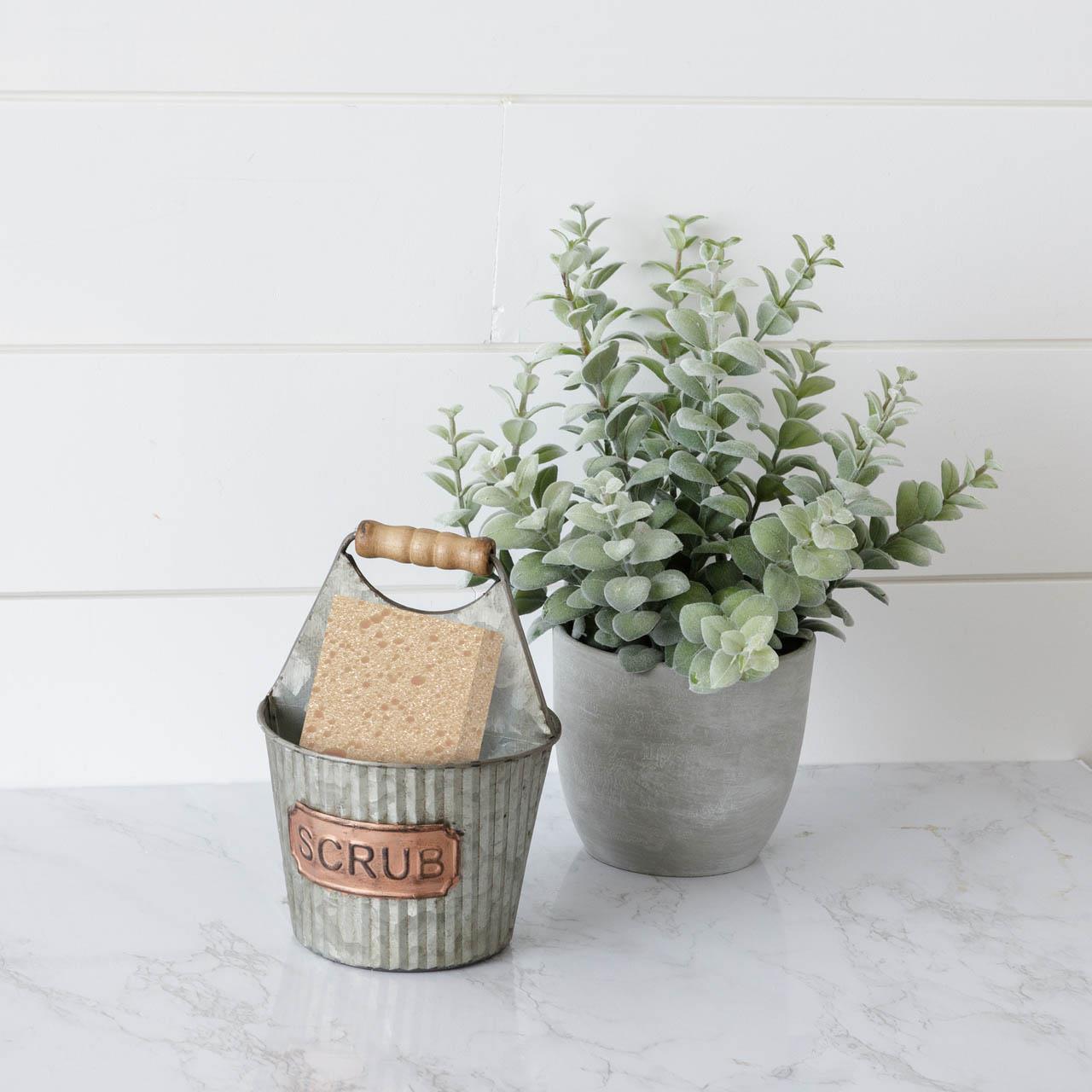 Sponge Holder - Corrugated Metal