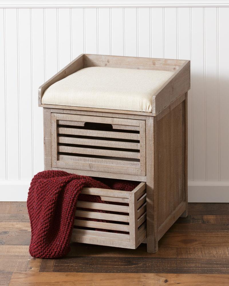 Storage Stool - 2 Drawers