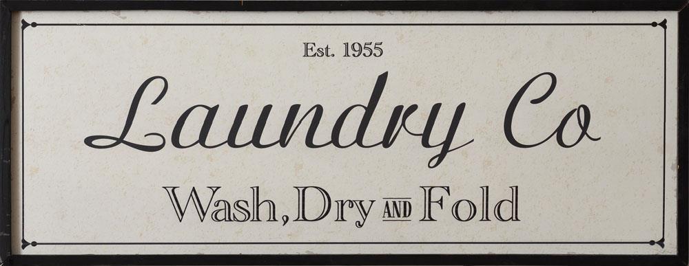 Laundry Wash Dry Fold Wall Art