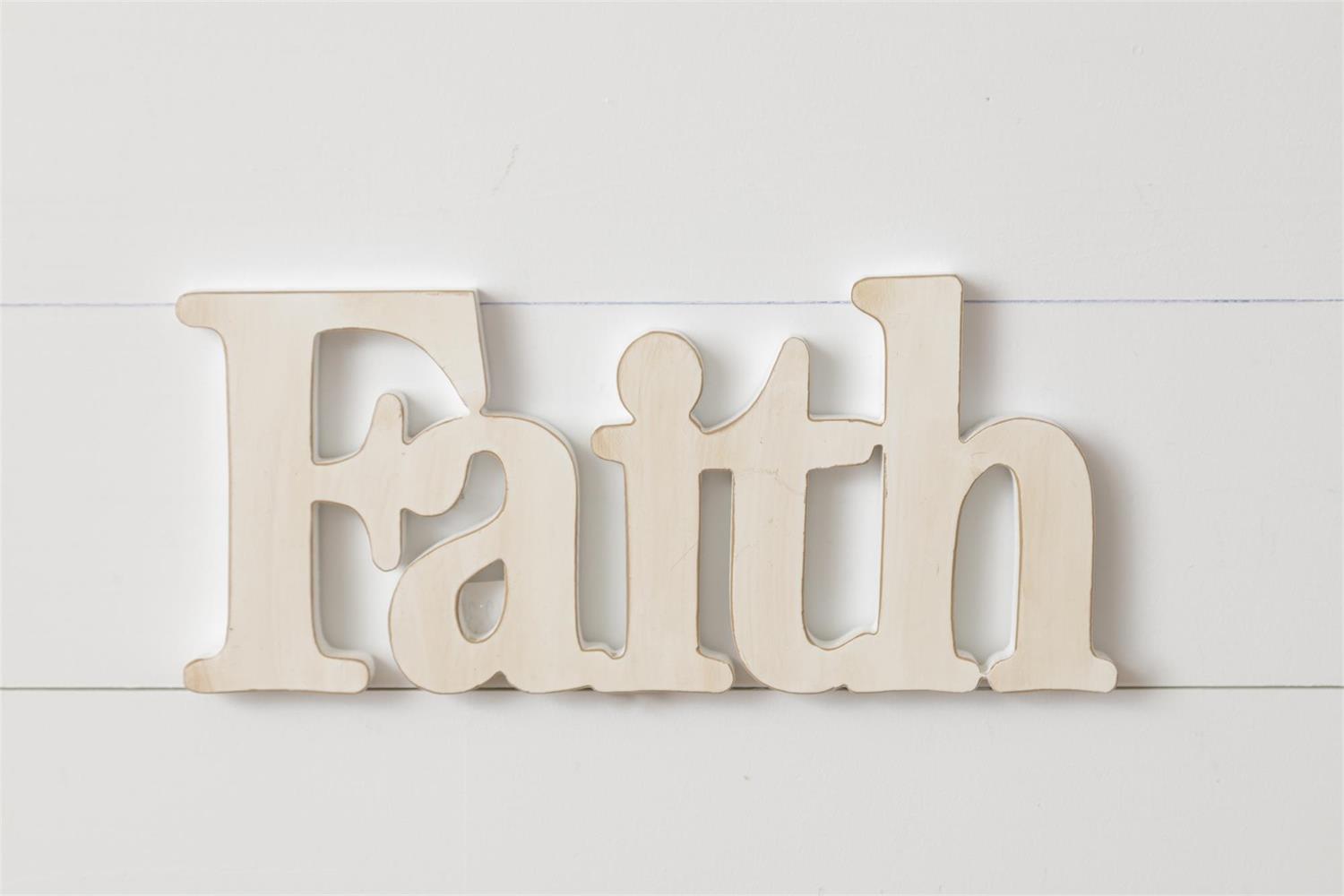 Word Sign - Faith