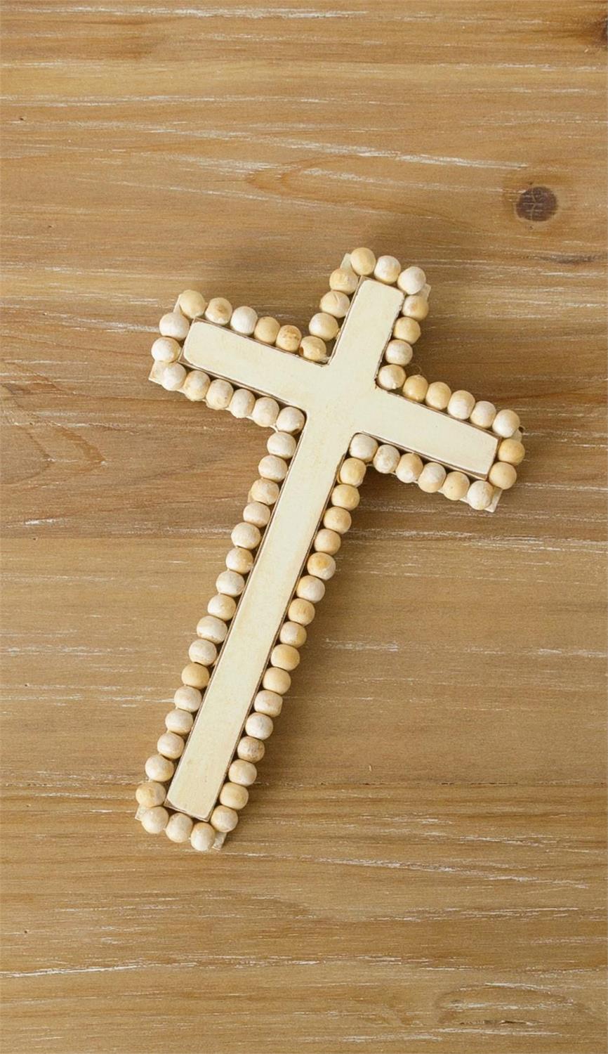 Beaded Cross, Distressed
