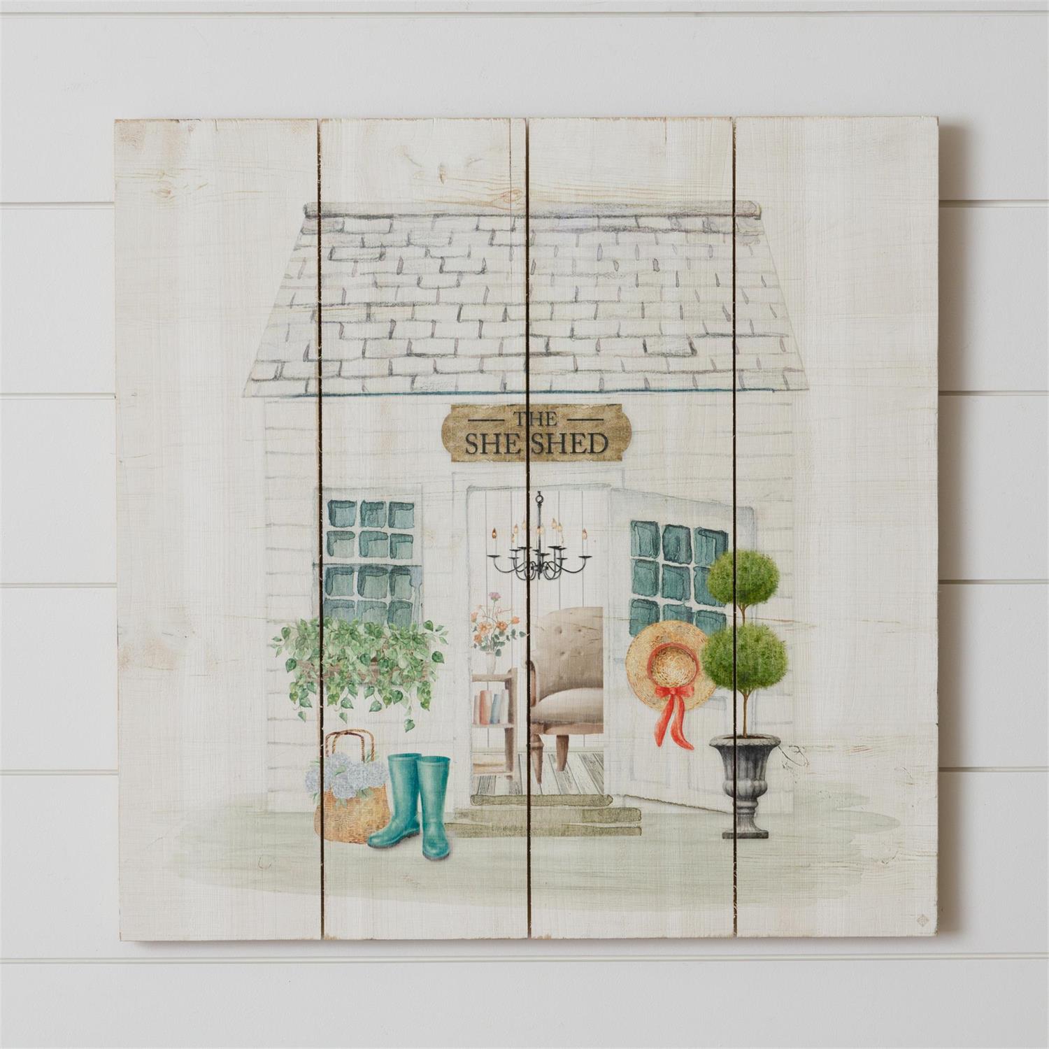 Pallet Sign - She Shed