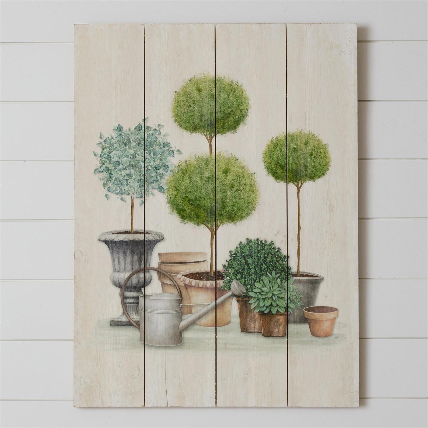 Pallet Sign - Garden Topiaries