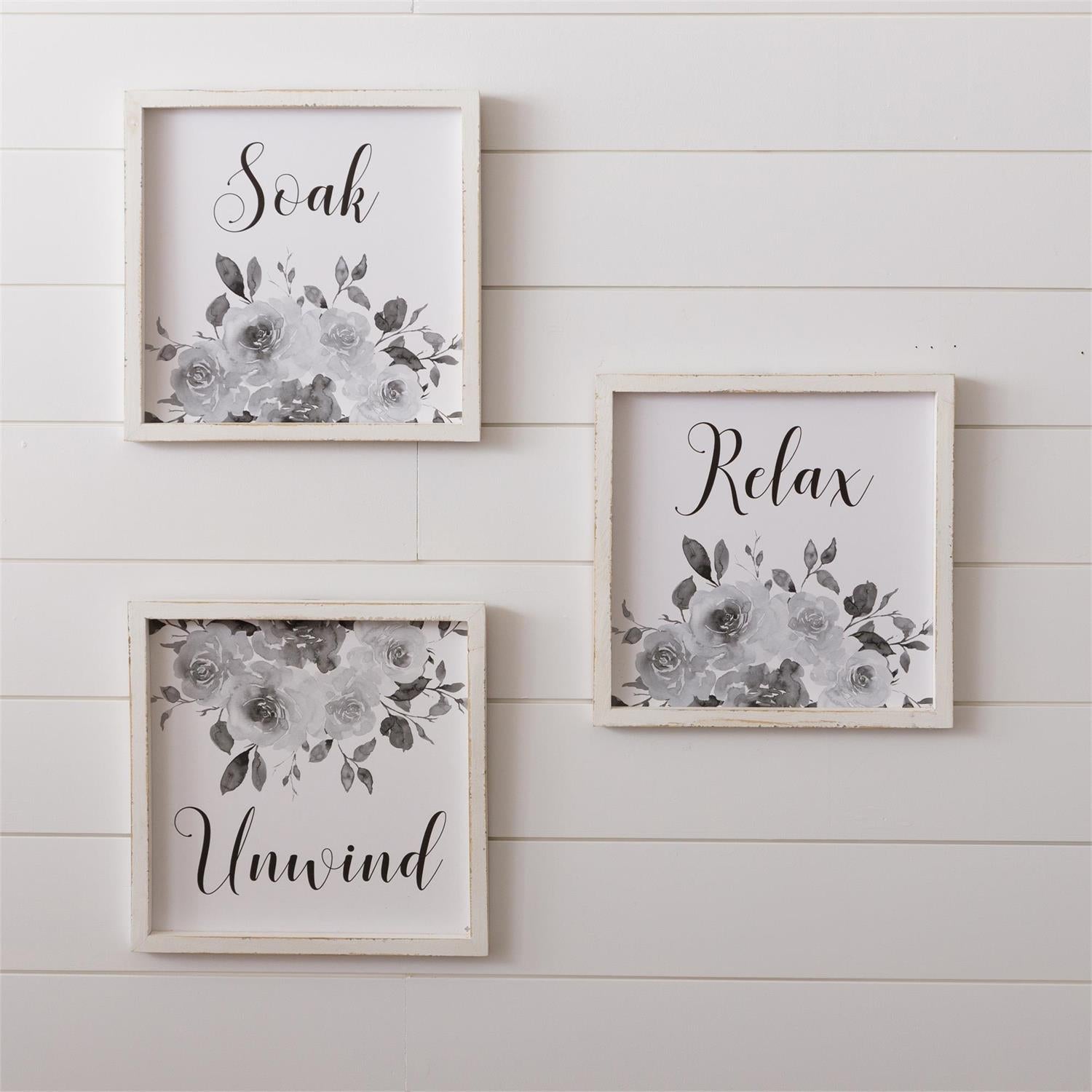 Sign - Soak, Relax, Unwind