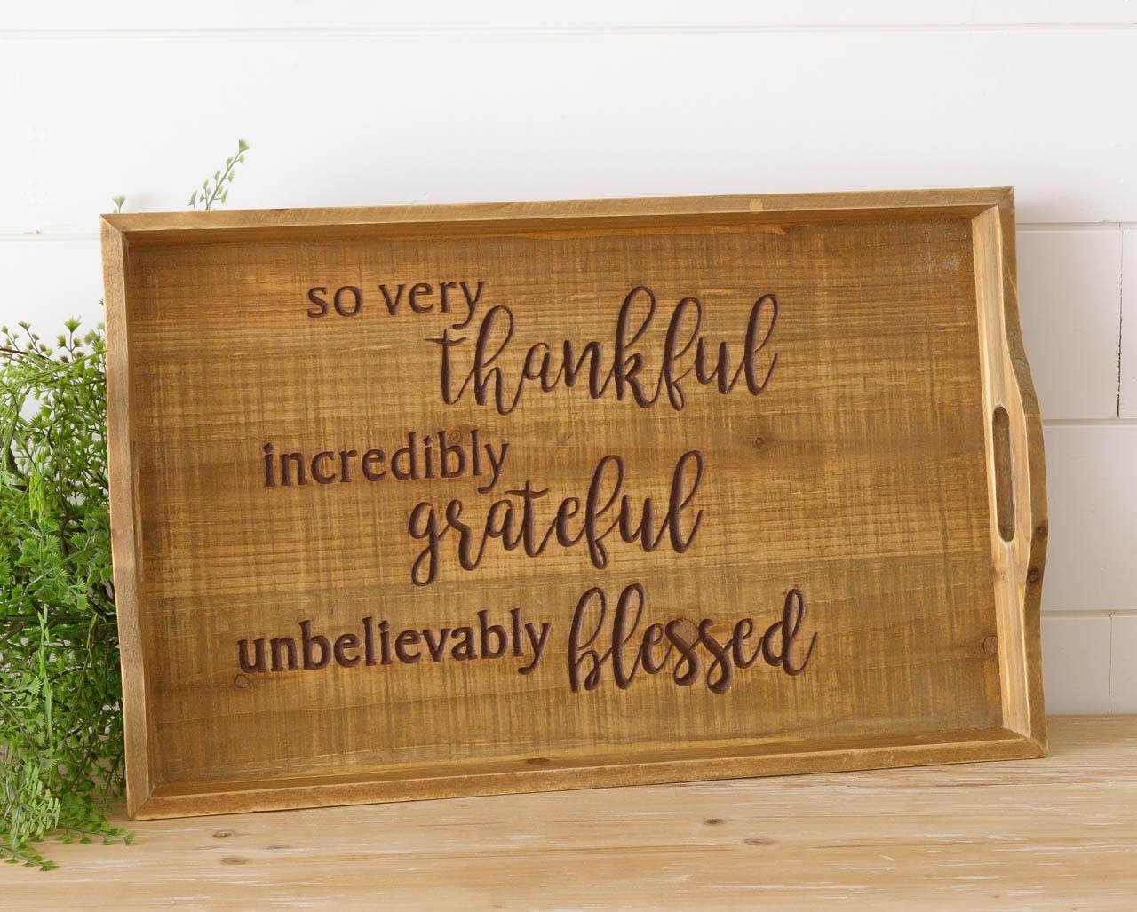 Tray - So Very Thankful