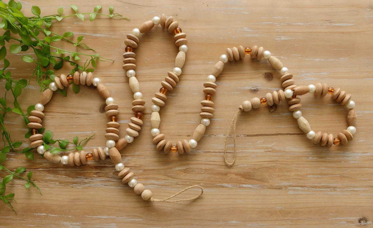 Farmhouse Beads - Wood And Pearls