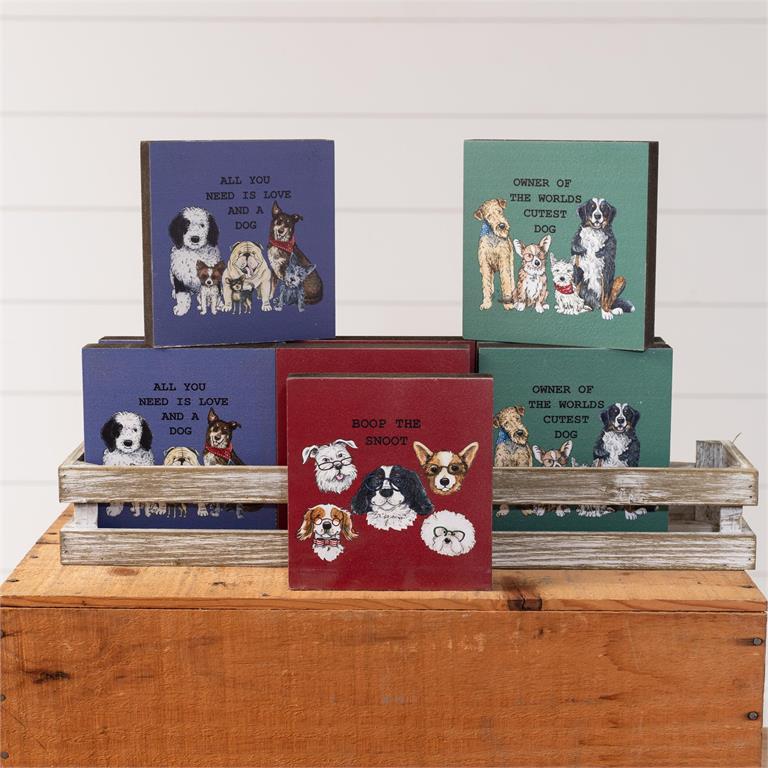 Crate Of 9 - Asst Dog Breeds