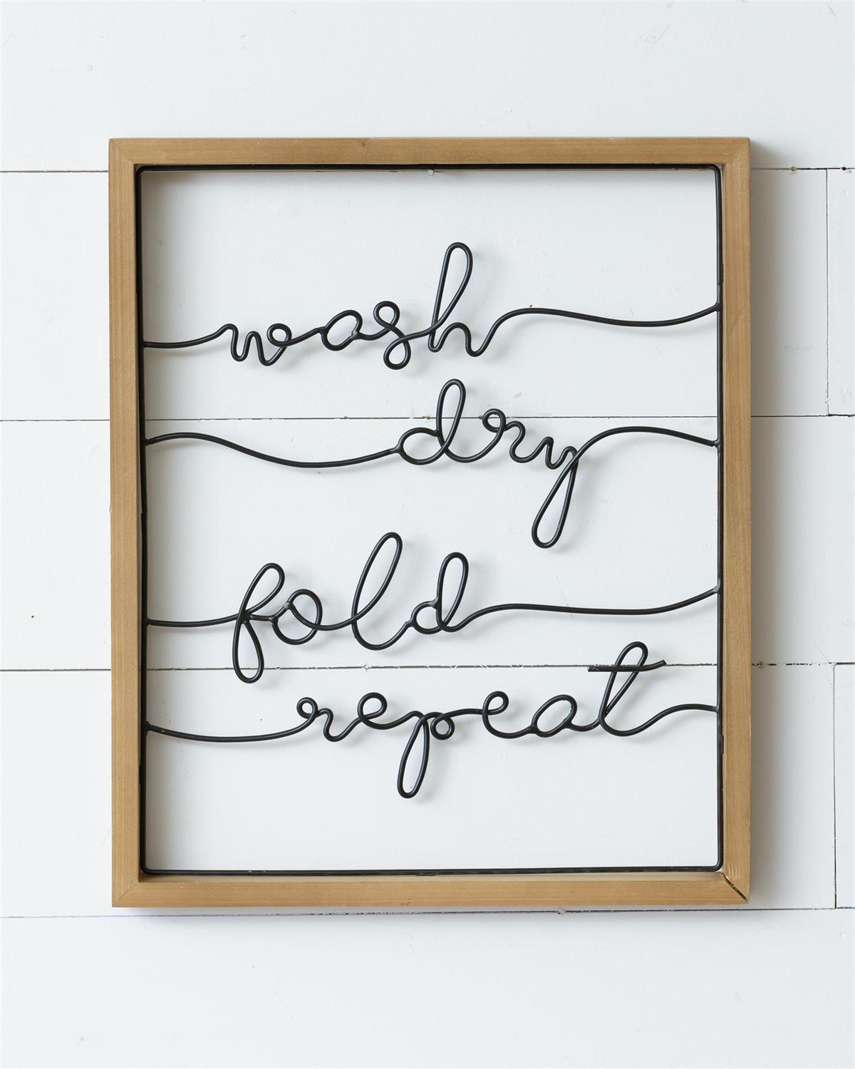 Wall Hanging - Wash, Dry, Fold, Repeat