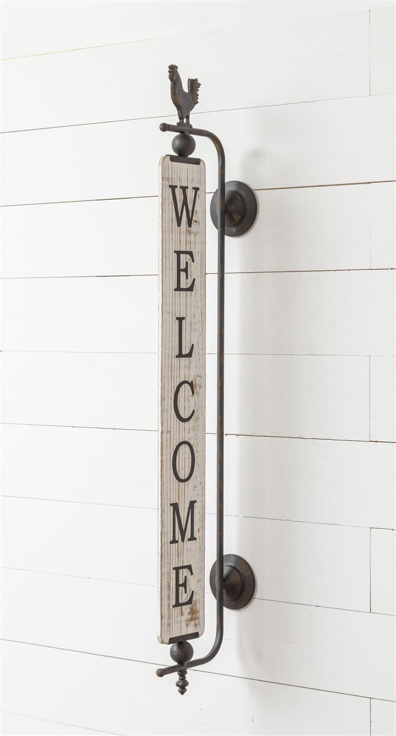 Wall Mounted Welcome Sign