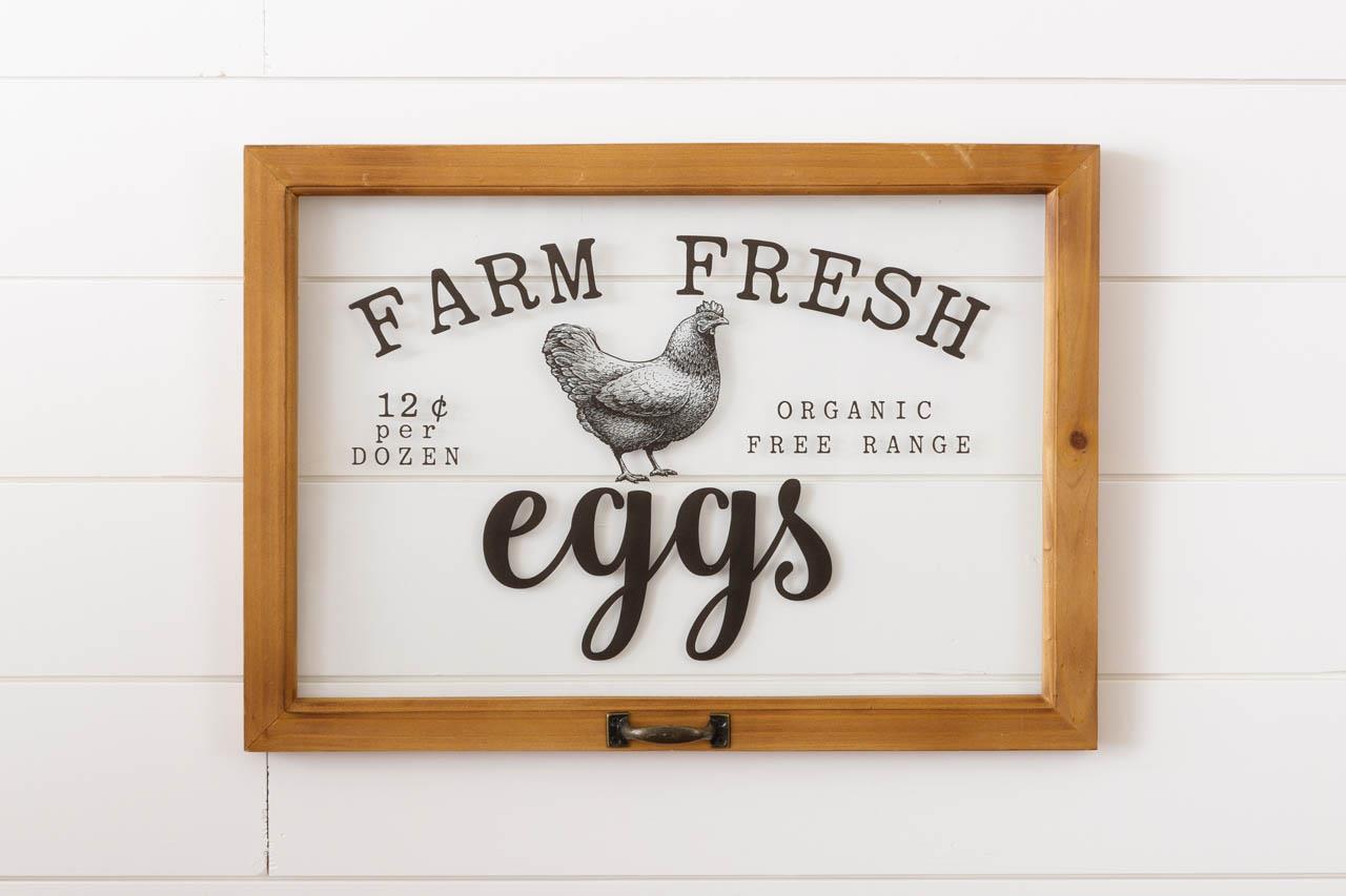 Window - Farm Fresh Eggs