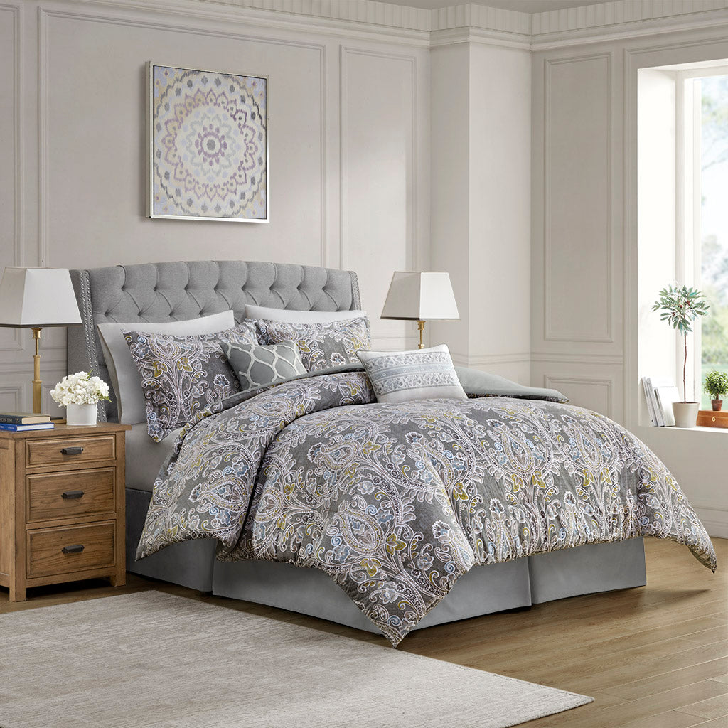 Hallie 6 Piece Cotton Comforter Set
