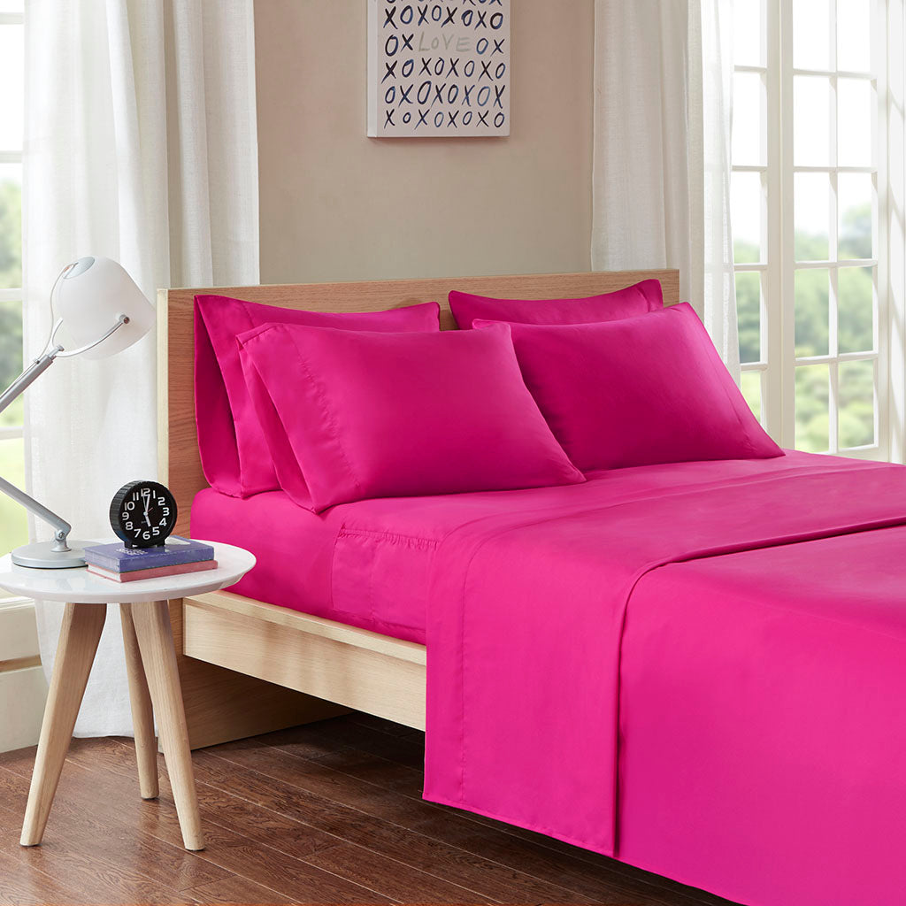 Microfiber Sheet Set with Side Storage Pockets