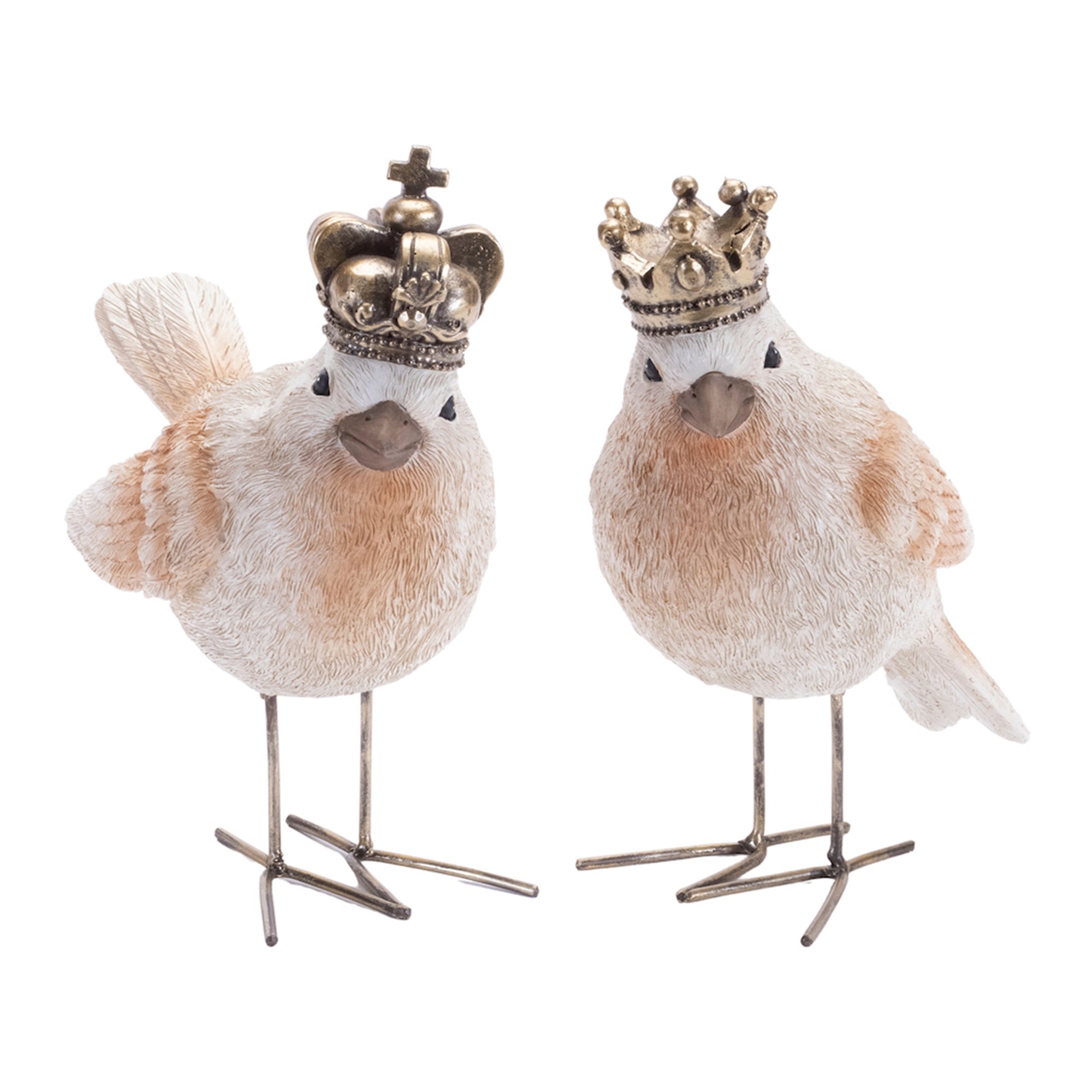 Royal Bird (2 Asst) 6.5”H Resin