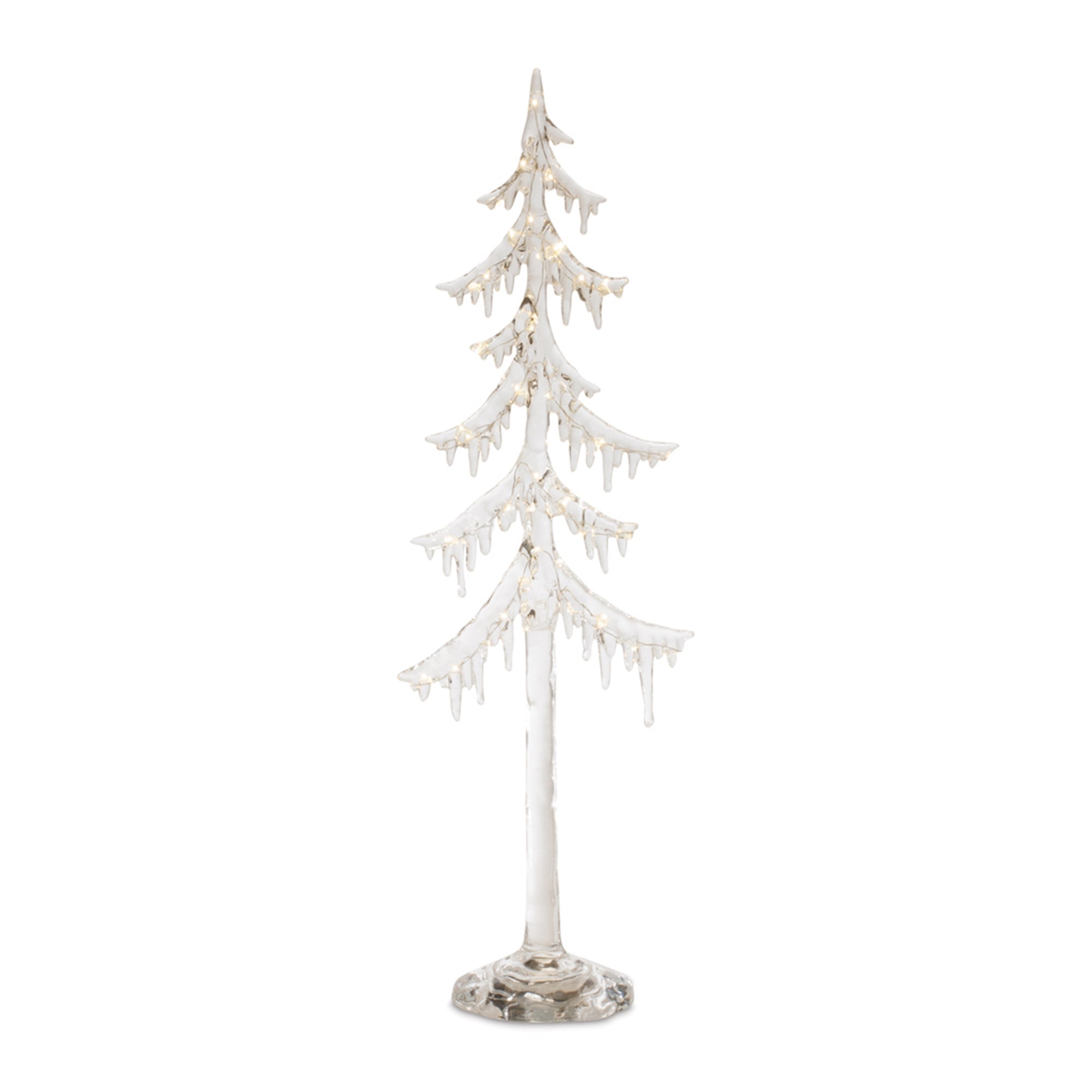 LED Tree 24.5”H Acrylic 3 AAA Batteries, Not Included