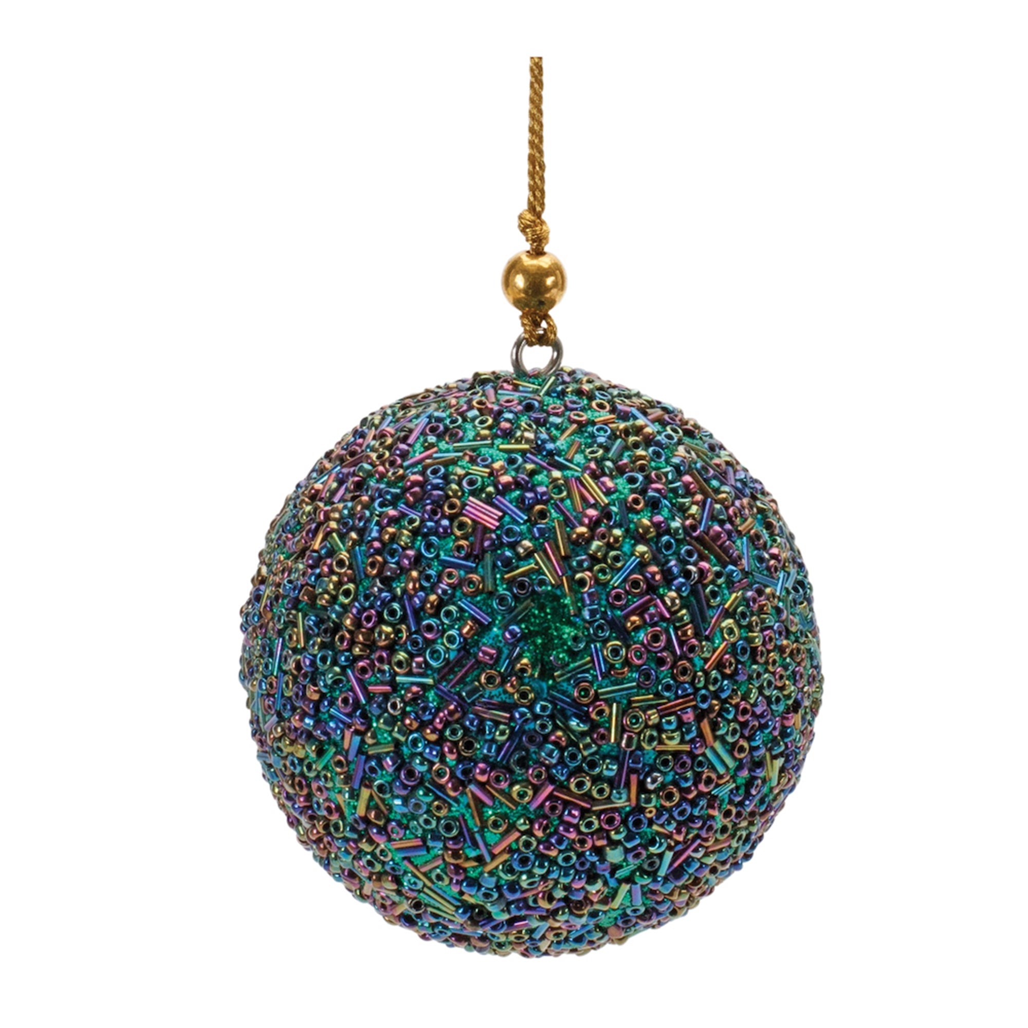 Ball Ornament 3”D Glass Beads/