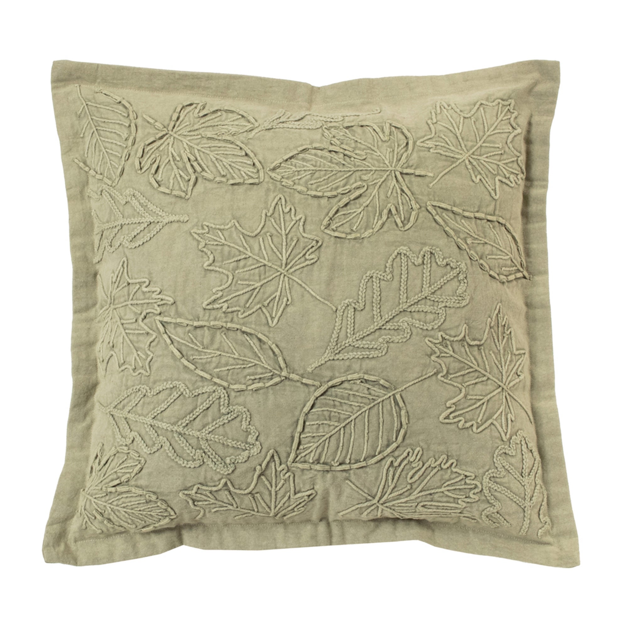 Fall Leaf Pillow 16”SQ Cotton