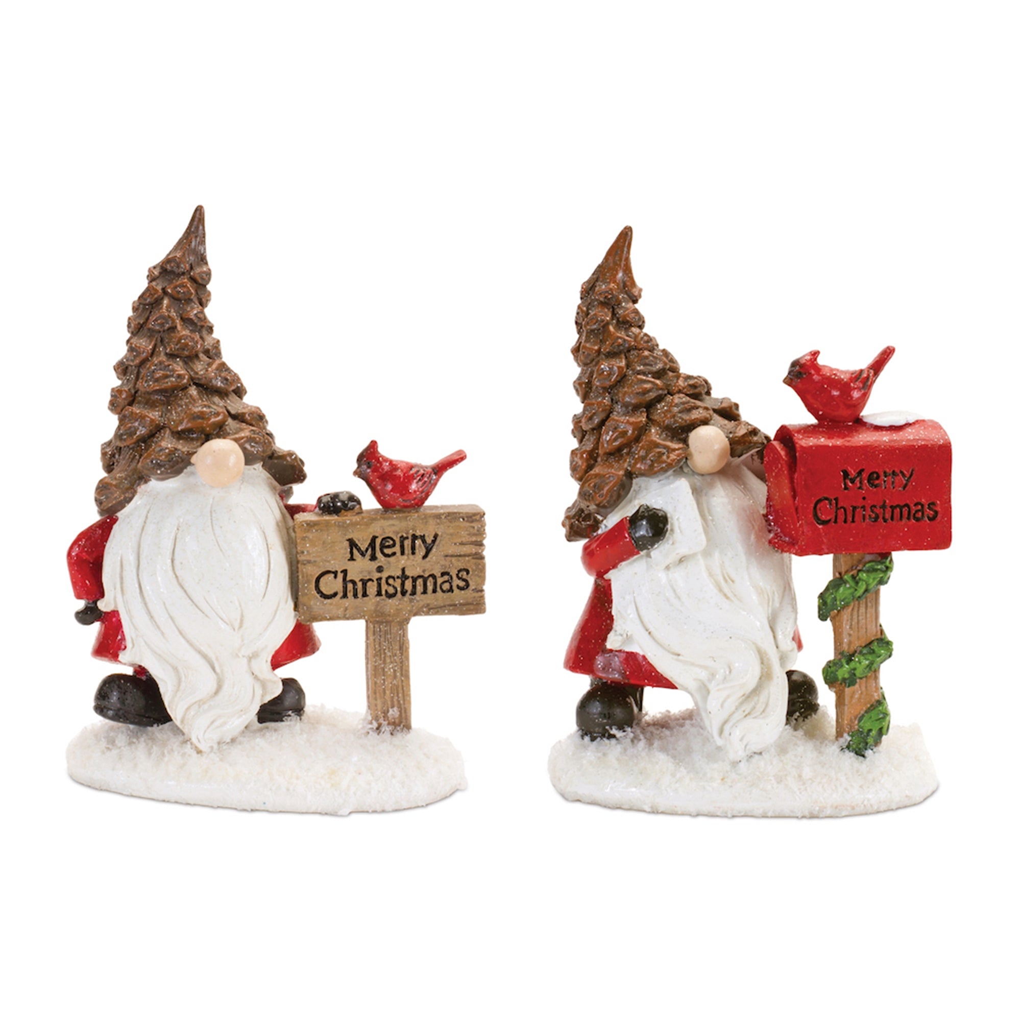 Santa Gnome (2 Asst) 5.5”H Resin