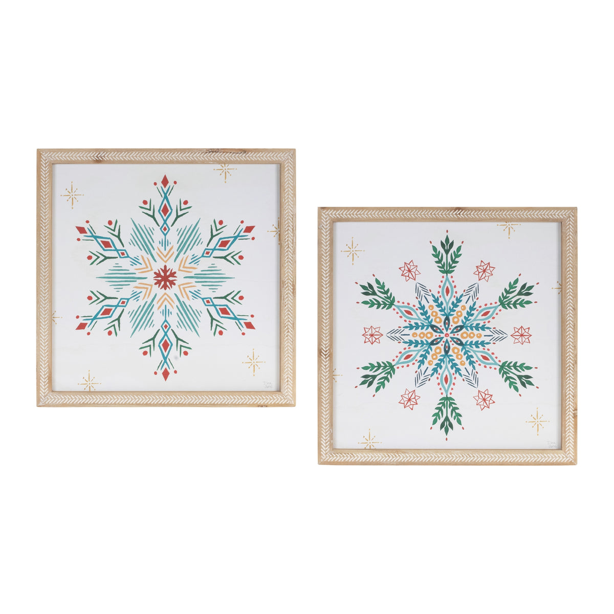 Snowflake Print (S/2)
