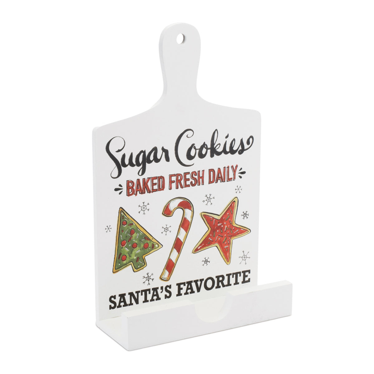 Santa's Favorite Cookie Cook Book Holder